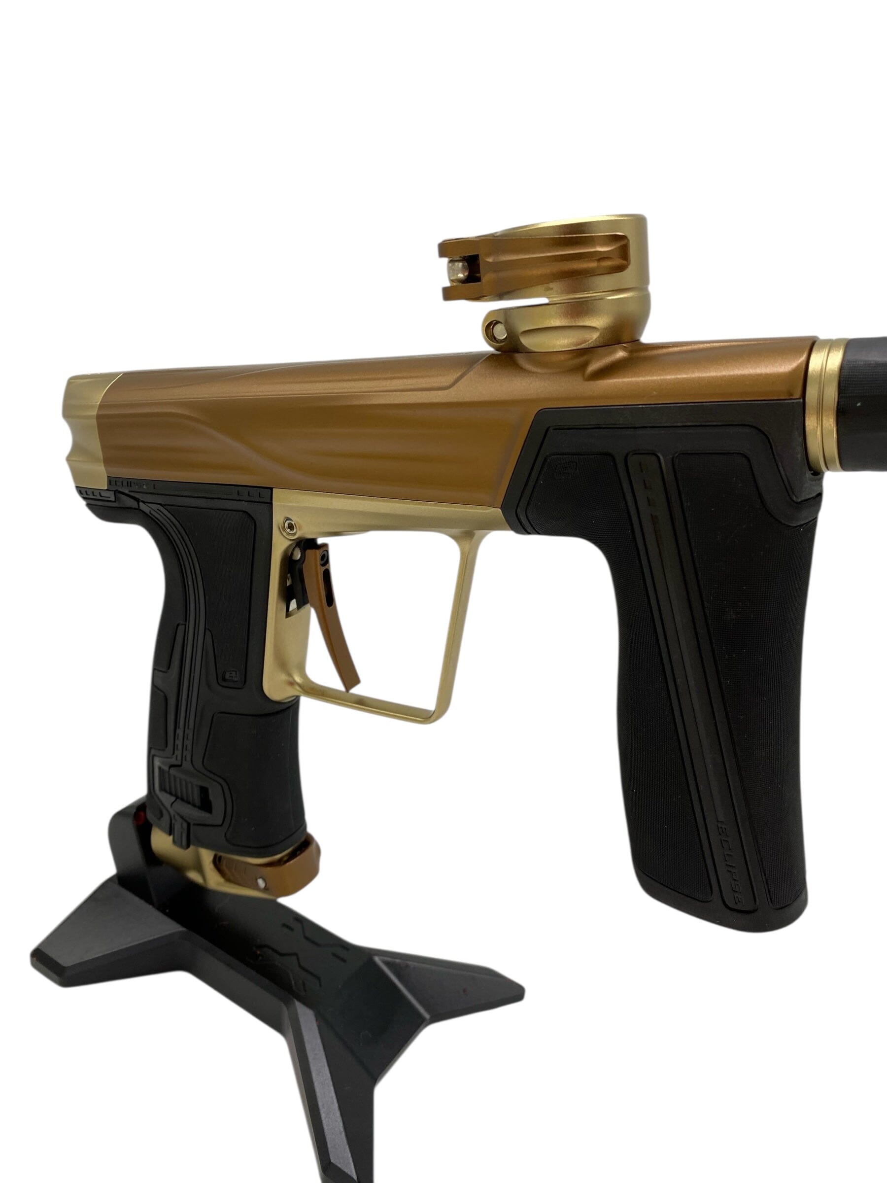 Used Planet Eclipse Geo R5 Paintball Gun Bronze/Sandstone Paintball Gun from CPXBrosPaintball Buy/Sell/Trade Paintball Markers, New Paintball Guns, Paintball Hoppers, Paintball Masks, and Hormesis Headbands