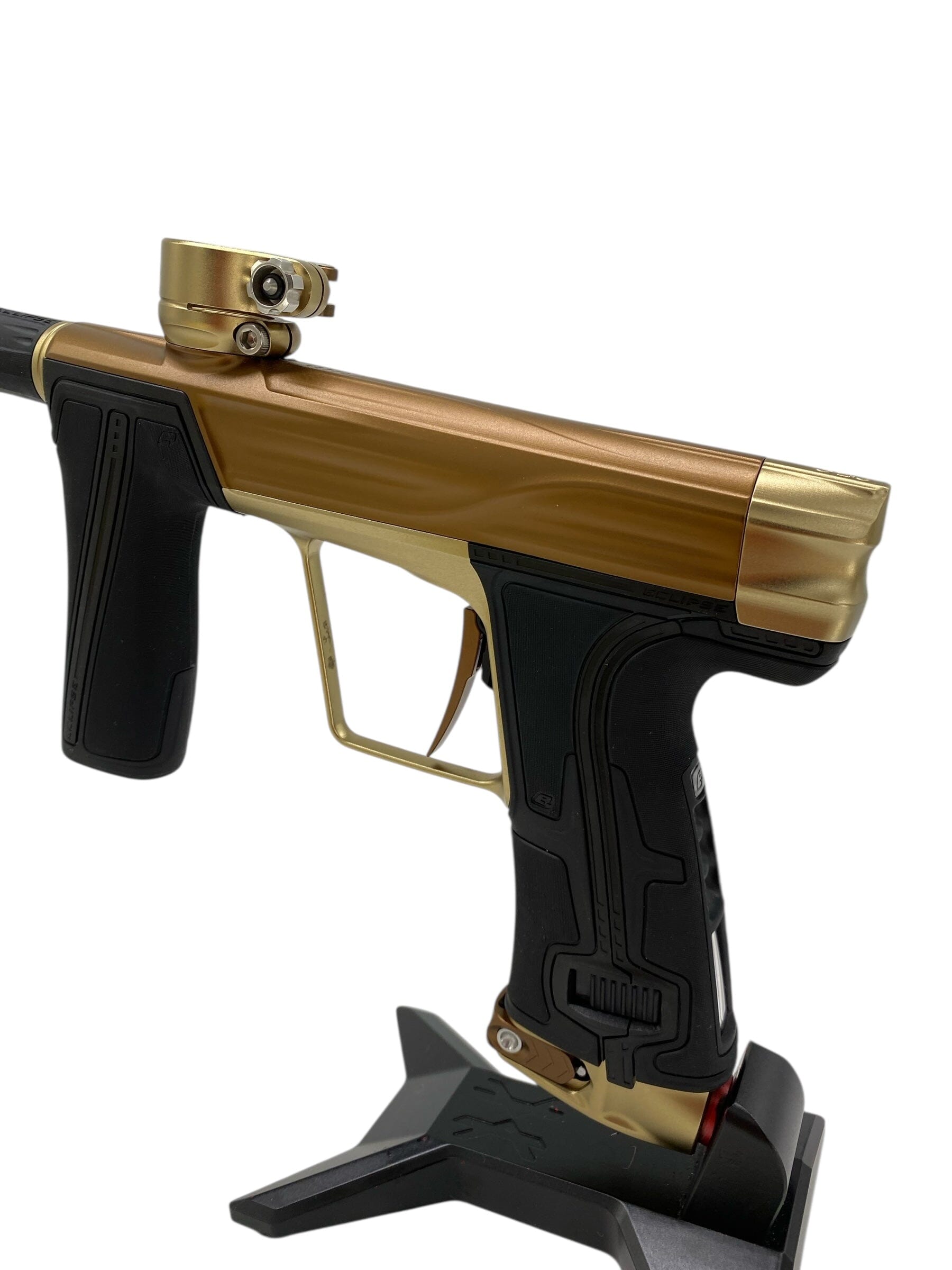 Used Planet Eclipse Geo R5 Paintball Gun Bronze/Sandstone Paintball Gun from CPXBrosPaintball Buy/Sell/Trade Paintball Markers, New Paintball Guns, Paintball Hoppers, Paintball Masks, and Hormesis Headbands