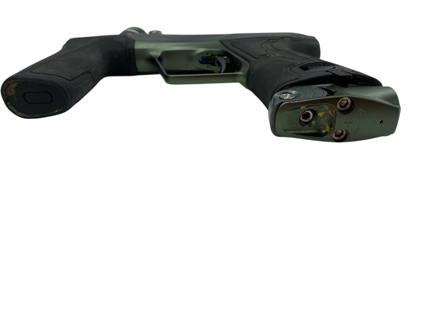 Used Planet Eclipse Geo R5 Paintball Gun Grey/Olive Paintball Gun from CPXBrosPaintball Buy/Sell/Trade Paintball Markers, New Paintball Guns, Paintball Hoppers, Paintball Masks, and Hormesis Headbands