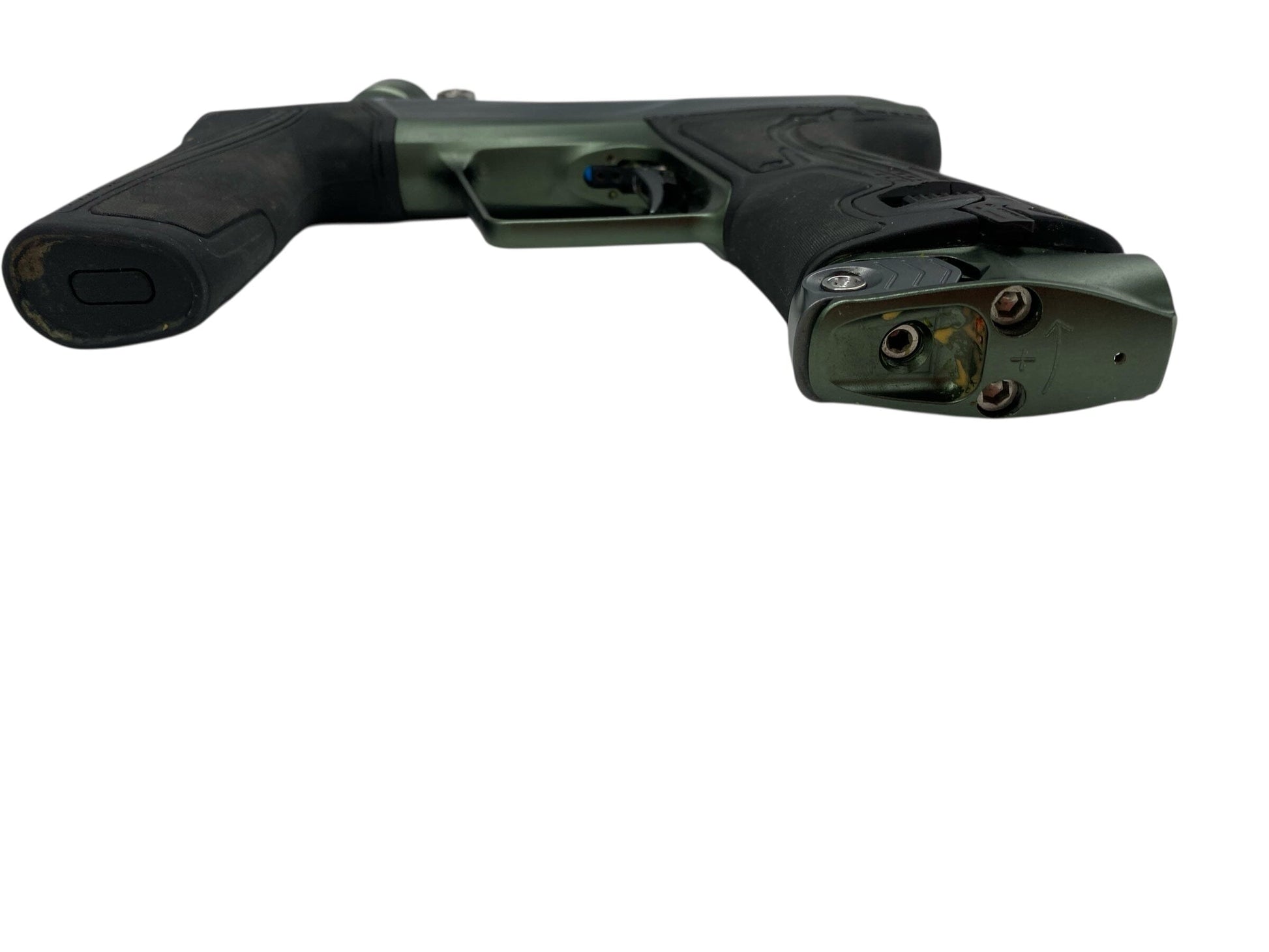 Used Planet Eclipse Geo R5 Paintball Gun Grey/Olive Paintball Gun from CPXBrosPaintball Buy/Sell/Trade Paintball Markers, New Paintball Guns, Paintball Hoppers, Paintball Masks, and Hormesis Headbands