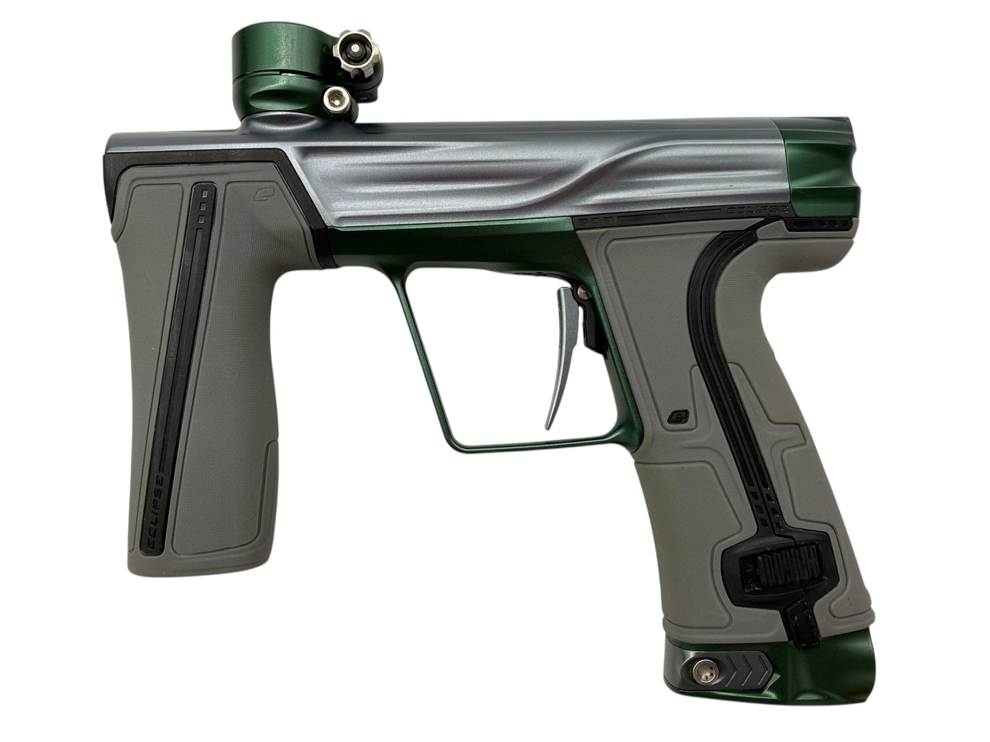 Used Planet Eclipse Geo R5 Paintball Gun Grey/Olive Paintball Gun from CPXBrosPaintball Buy/Sell/Trade Paintball Markers, New Paintball Guns, Paintball Hoppers, Paintball Masks, and Hormesis Headbands