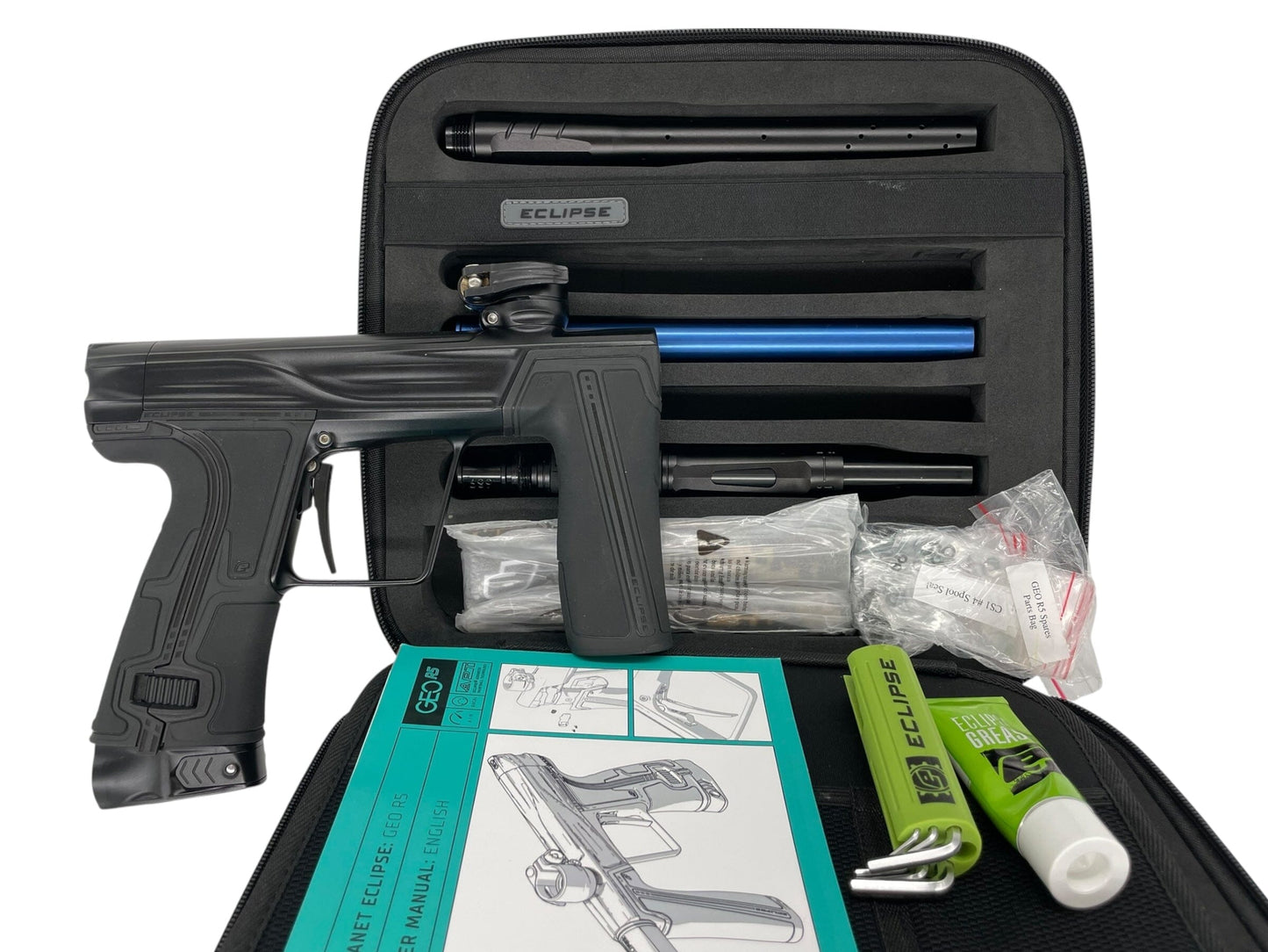 Used Planet Eclipse Geo R5 Paintball Gun Paintball Gun from CPXBrosPaintball Buy/Sell/Trade Paintball Markers, New Paintball Guns, Paintball Hoppers, Paintball Masks, and Hormesis Headbands