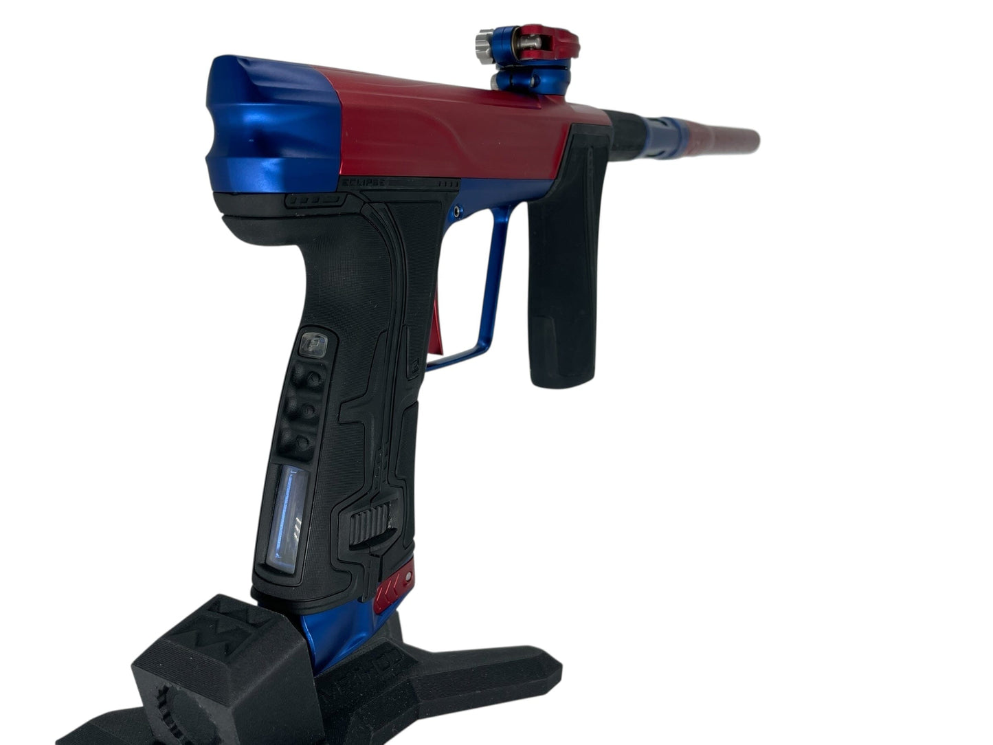 Used Planet Eclipse Geo R5 Paintball Gun Red/Blue Paintball Gun from CPXBrosPaintball Buy/Sell/Trade Paintball Markers, New Paintball Guns, Paintball Hoppers, Paintball Masks, and Hormesis Headbands