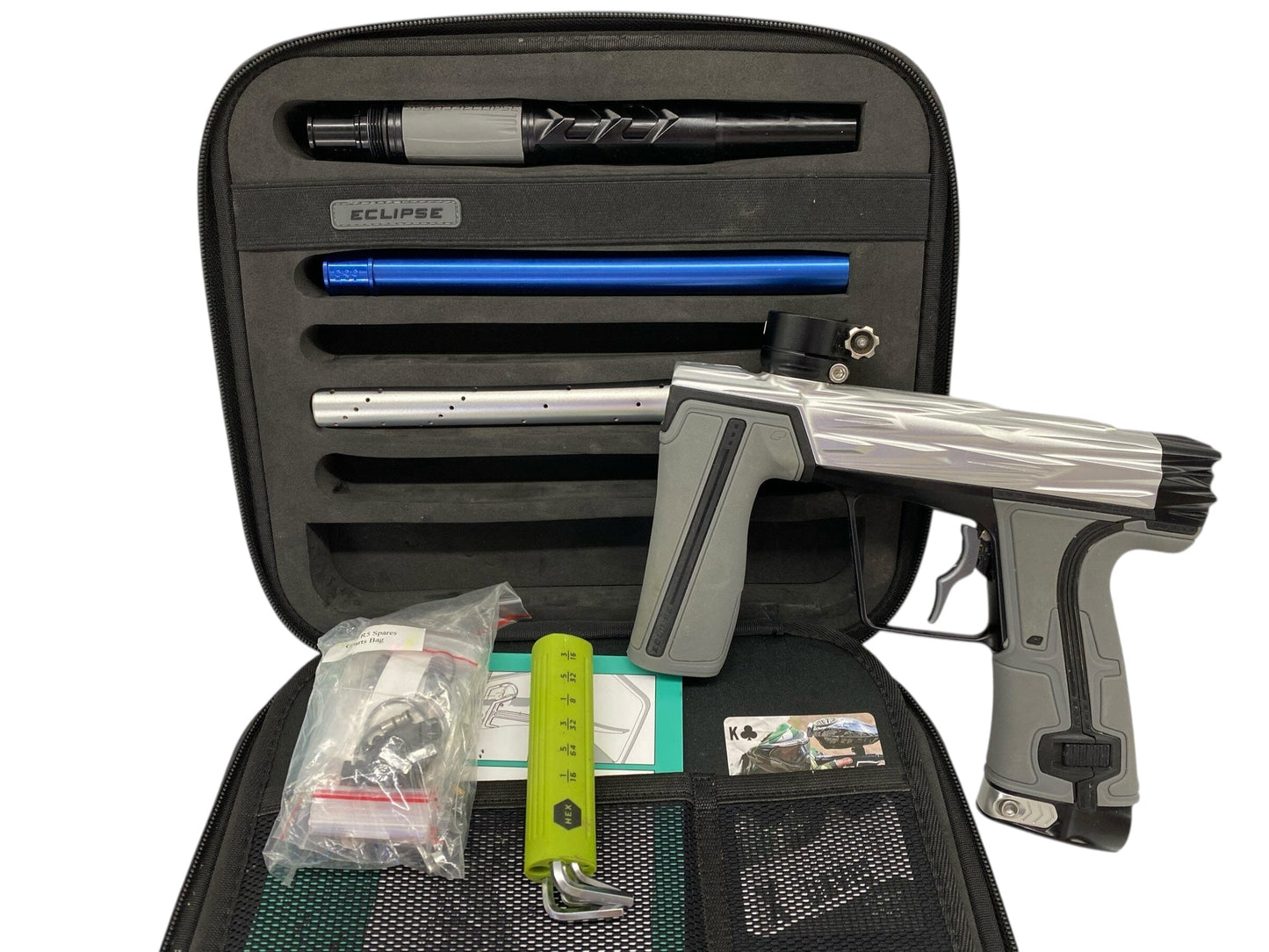 Used Planet Eclipse Geo R5 Razr Paintball Gun Silver/Black Paintball Gun from CPXBrosPaintball Buy/Sell/Trade Paintball Markers, New Paintball Guns, Paintball Hoppers, Paintball Masks, and Hormesis Headbands