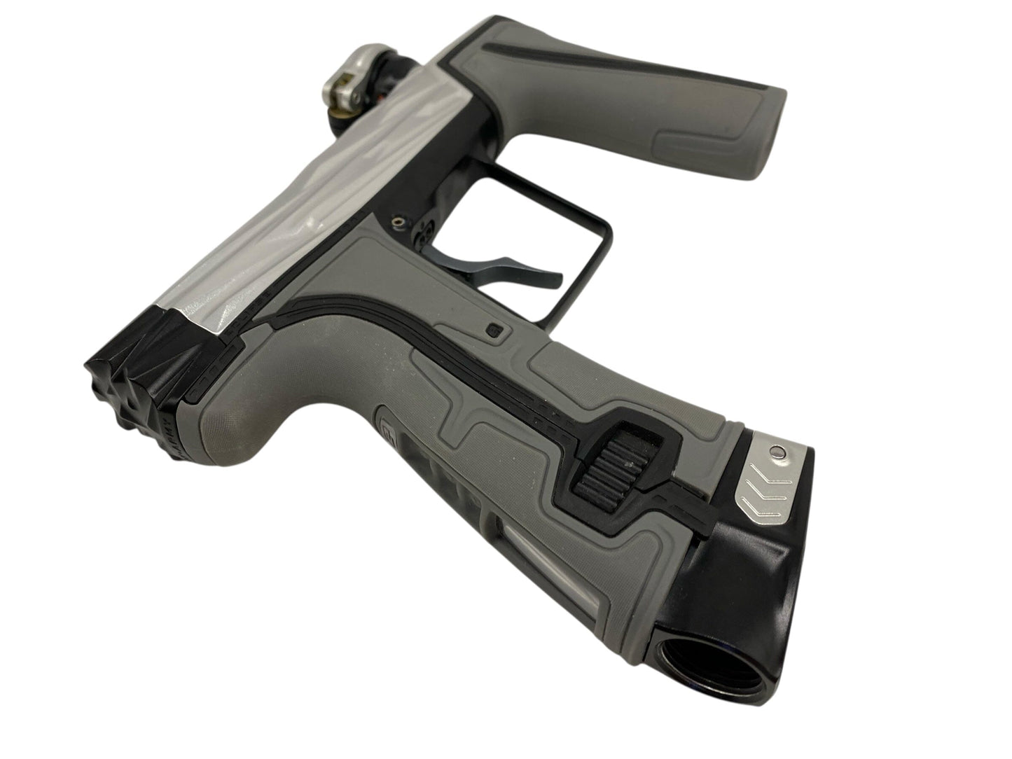 Used Planet Eclipse Geo R5 Razr Paintball Gun Silver/Black Paintball Gun from CPXBrosPaintball Buy/Sell/Trade Paintball Markers, New Paintball Guns, Paintball Hoppers, Paintball Masks, and Hormesis Headbands