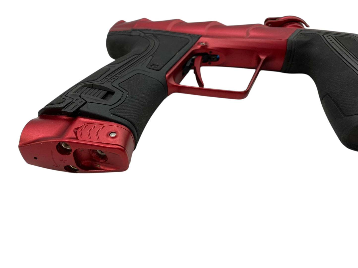 Used Planet Eclipse Geo R5 Scales Paintball Gun Red Paintball Gun from CPXBrosPaintball Buy/Sell/Trade Paintball Markers, New Paintball Guns, Paintball Hoppers, Paintball Masks, and Hormesis Headbands