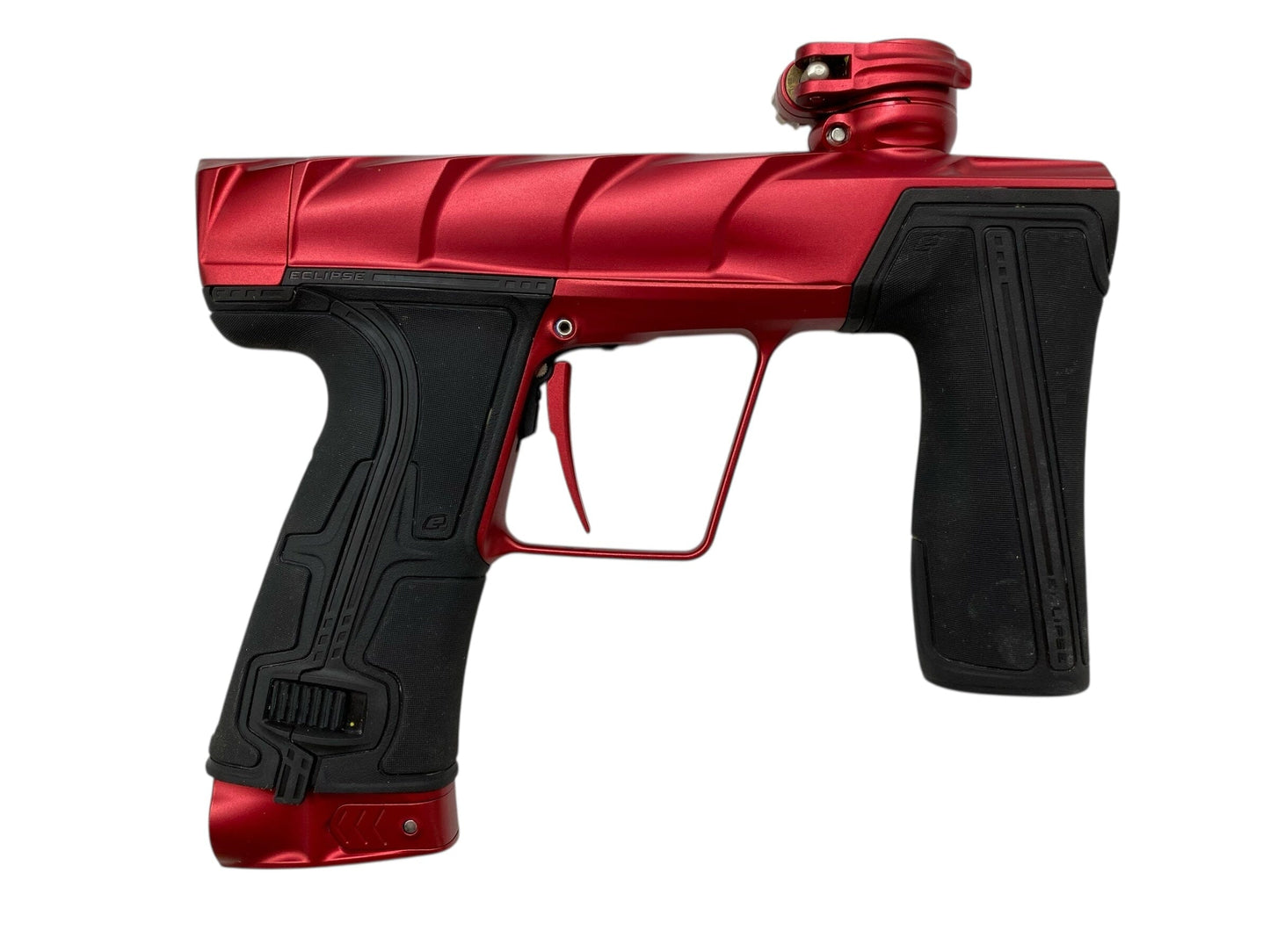 Used Planet Eclipse Geo R5 Scales Paintball Gun Red Paintball Gun from CPXBrosPaintball Buy/Sell/Trade Paintball Markers, New Paintball Guns, Paintball Hoppers, Paintball Masks, and Hormesis Headbands