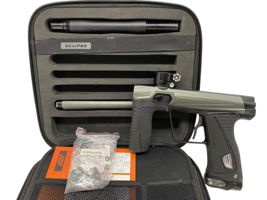 Used Planet Eclipse Gtek 180r Paintball Gun Grey/Black Paintball Gun from CPXBrosPaintball Buy/Sell/Trade Paintball Markers, New Paintball Guns, Paintball Hoppers, Paintball Masks, and Hormesis Headbands