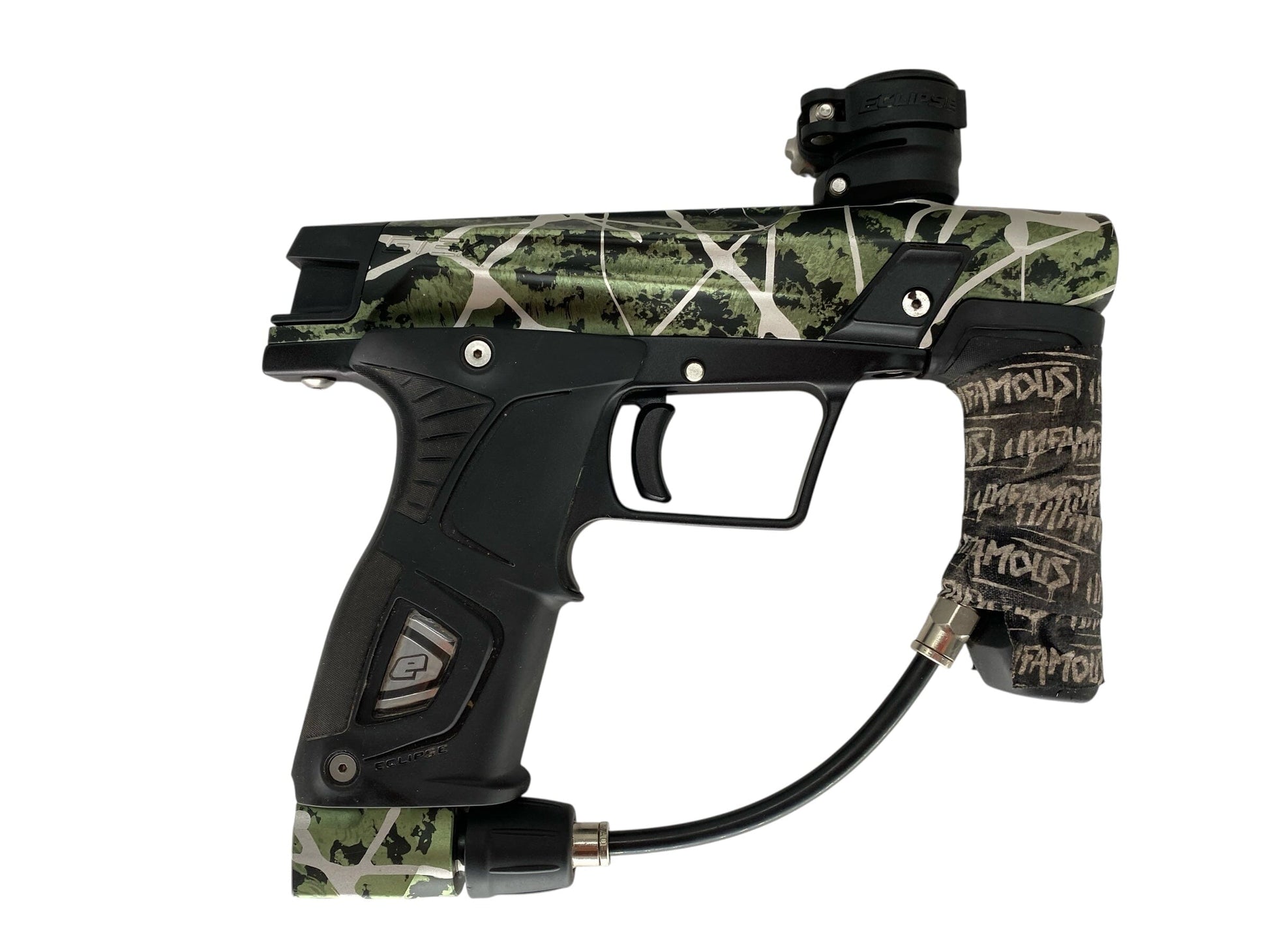 Used Planet Eclipse Gtek Paintball Gun With Mech Frame Banzai Splash Paintball Gun from CPXBrosPaintball Buy/Sell/Trade Paintball Markers, New Paintball Guns, Paintball Hoppers, Paintball Masks, and Hormesis Headbands