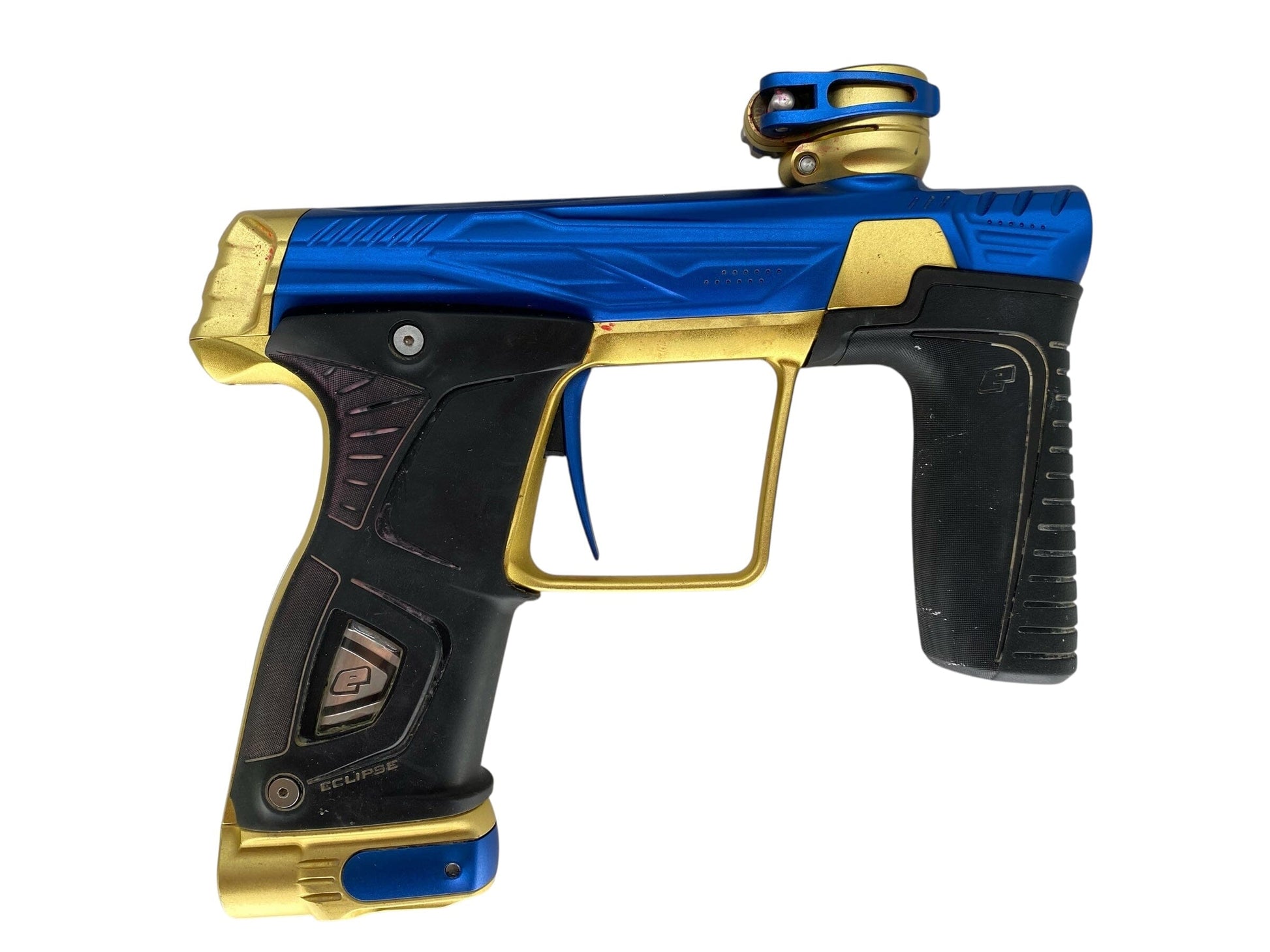 Used Planet Eclipse Hk Army Gtek 170r Paintball Gun Blue/Gold Paintball Gun from CPXBrosPaintball Buy/Sell/Trade Paintball Markers, New Paintball Guns, Paintball Hoppers, Paintball Masks, and Hormesis Headbands