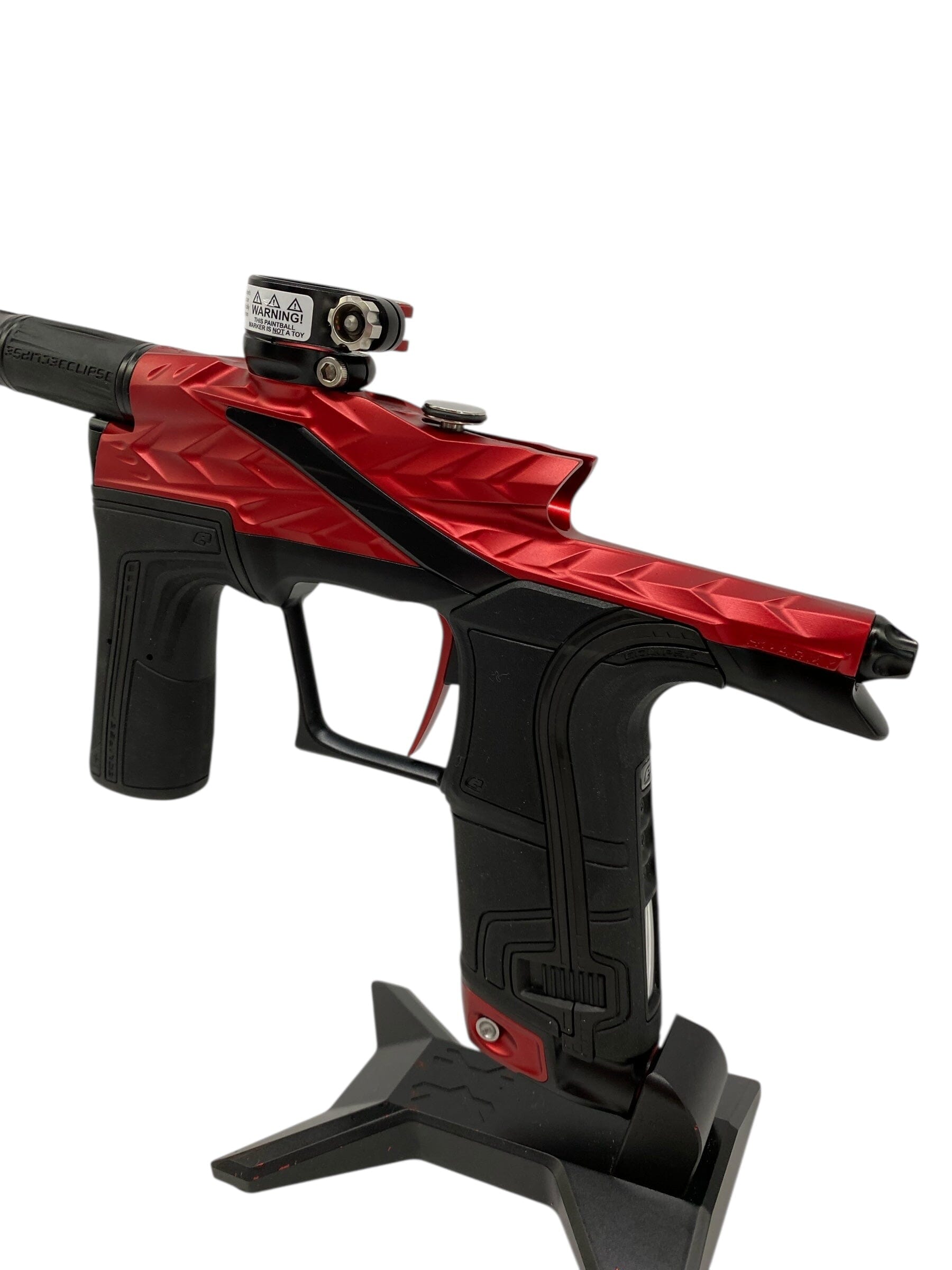 Used Planet Eclipse Hk Fossil Lv2 Paintball Gun Red/Black Paintball Gun from CPXBrosPaintball Buy/Sell/Trade Paintball Markers, New Paintball Guns, Paintball Hoppers, Paintball Masks, and Hormesis Headbands