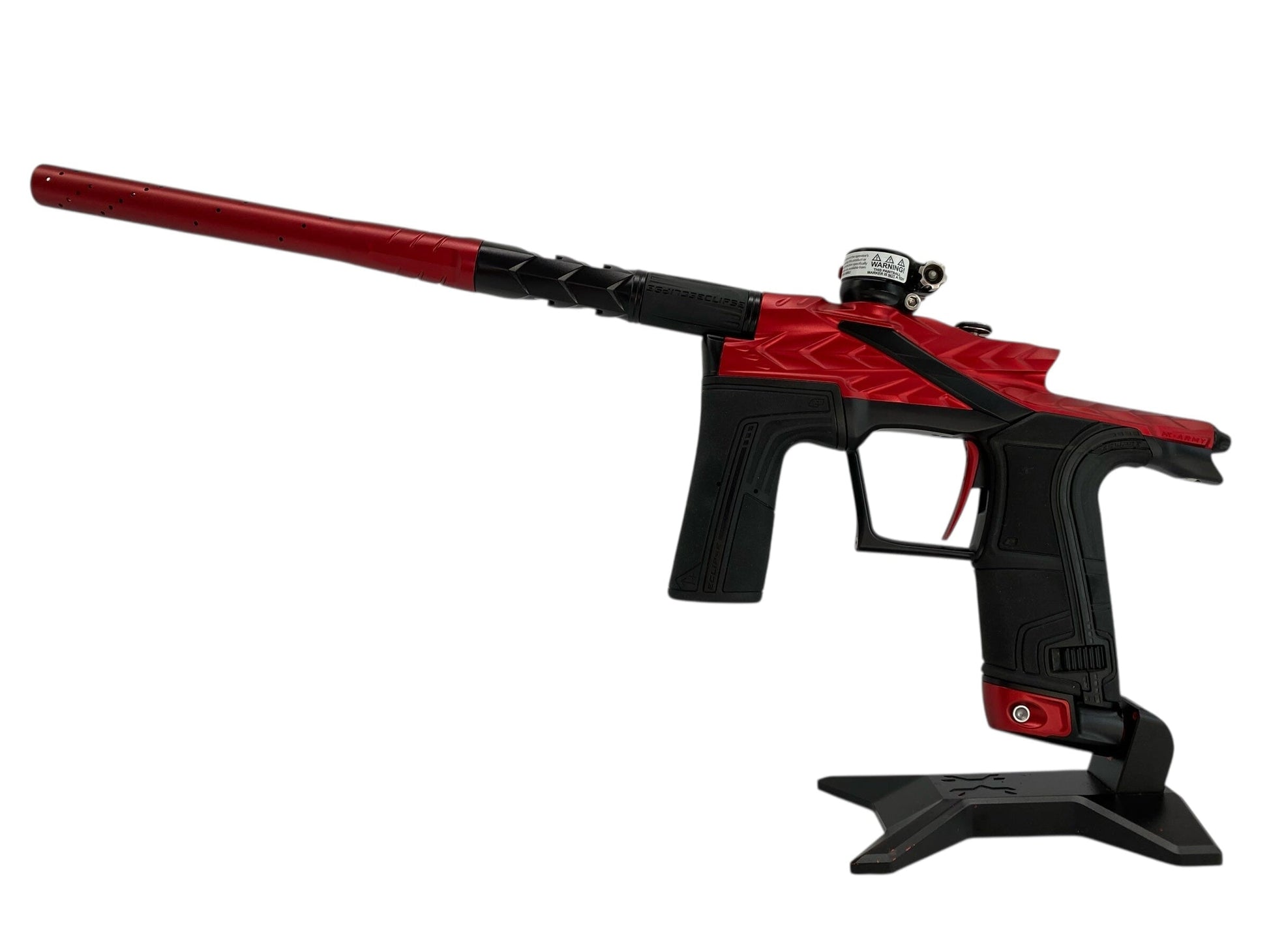Used Planet Eclipse Hk Fossil Lv2 Paintball Gun Red/Black Paintball Gun from CPXBrosPaintball Buy/Sell/Trade Paintball Markers, New Paintball Guns, Paintball Hoppers, Paintball Masks, and Hormesis Headbands