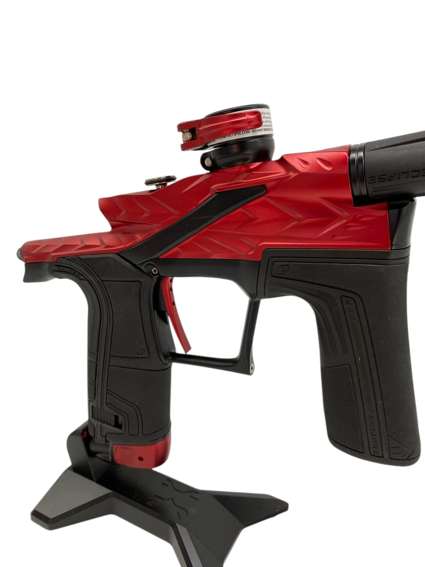 Used Planet Eclipse Hk Fossil Lv2 Paintball Gun Red/Black Paintball Gun from CPXBrosPaintball Buy/Sell/Trade Paintball Markers, New Paintball Guns, Paintball Hoppers, Paintball Masks, and Hormesis Headbands
