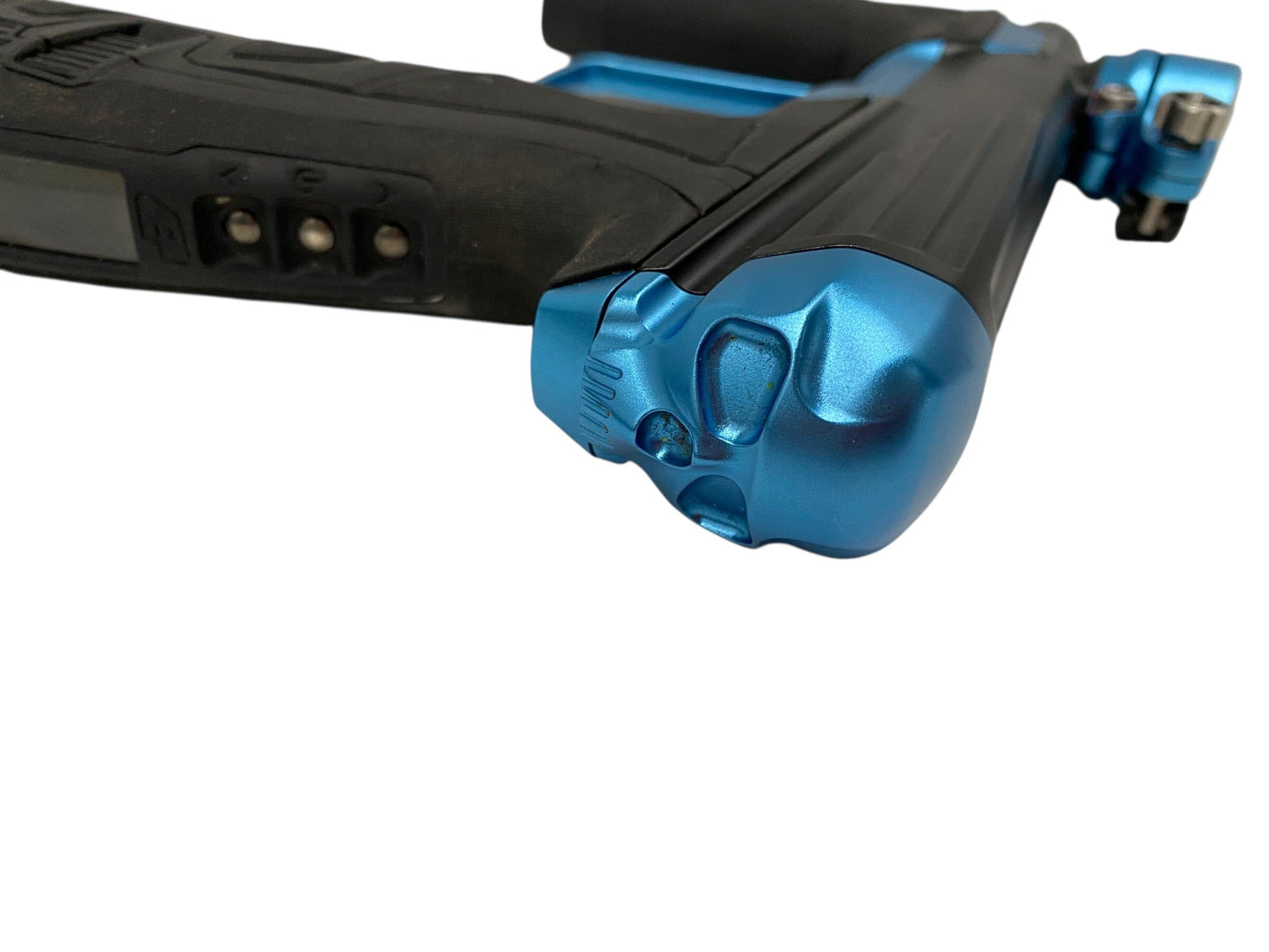 Used Planet Eclipse Infamous Cs2 Paintball Gun Black/Teal Paintball Gun from CPXBrosPaintball Buy/Sell/Trade Paintball Markers, New Paintball Guns, Paintball Hoppers, Paintball Masks, and Hormesis Headbands
