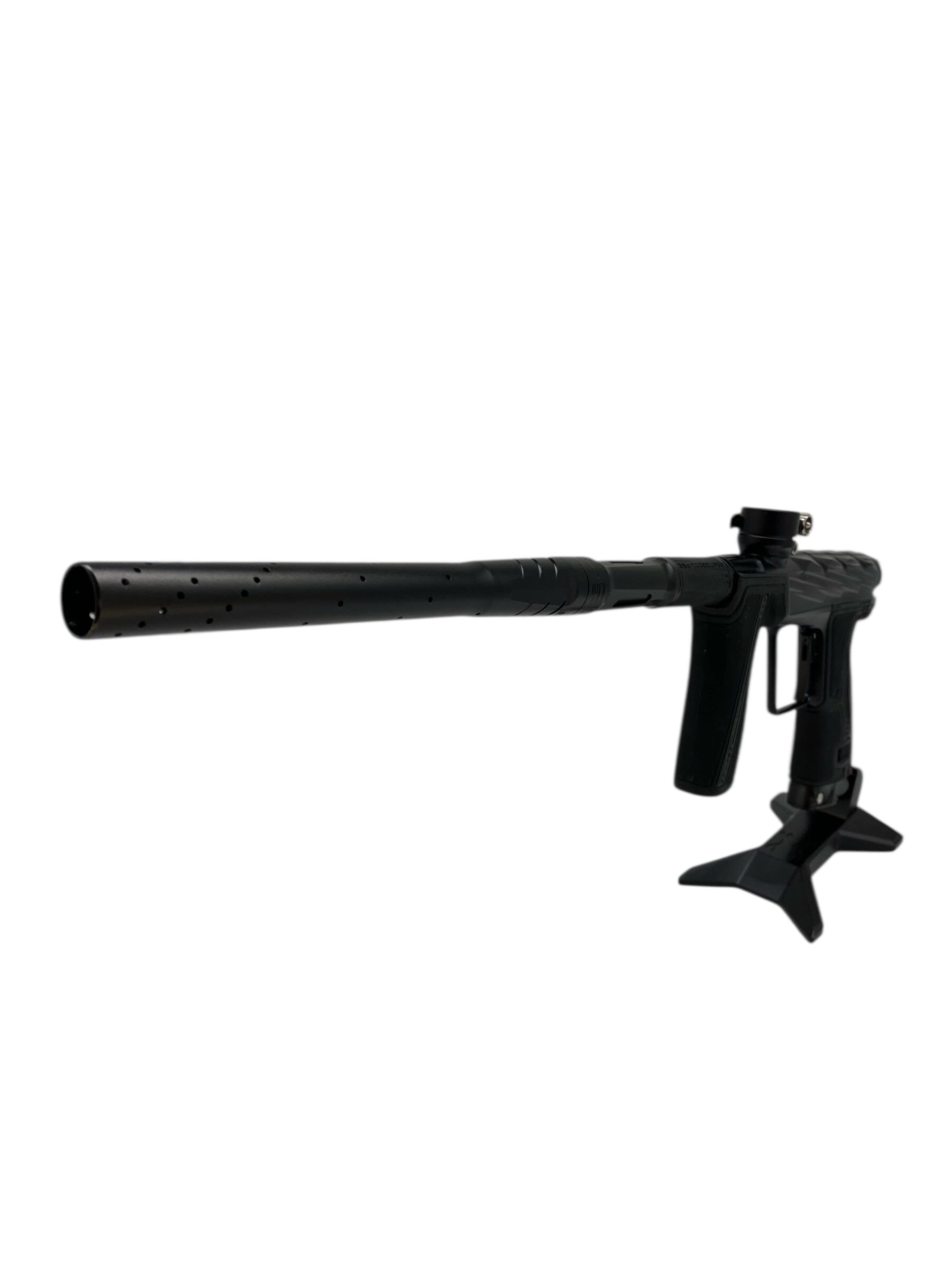 Used Planet Eclipse Infamous Geo R5 Paintball Gun Midnight Paintball Gun from CPXBrosPaintball Buy/Sell/Trade Paintball Markers, New Paintball Guns, Paintball Hoppers, Paintball Masks, and Hormesis Headbands