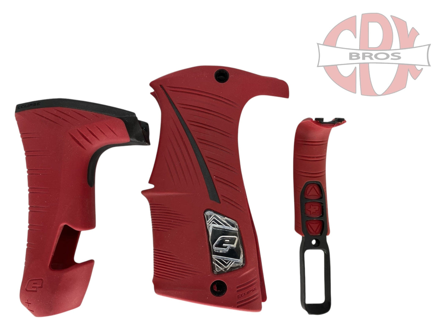 Used Planet Eclipse LV 1/1.1/LVR/1.5/1.6 Electronic Paintball Gun Grip Kit - RED Paintball Gun from CPXBrosPaintball Buy/Sell/Trade Paintball Markers, New Paintball Guns, Paintball Hoppers, Paintball Masks, and Hormesis Headbands