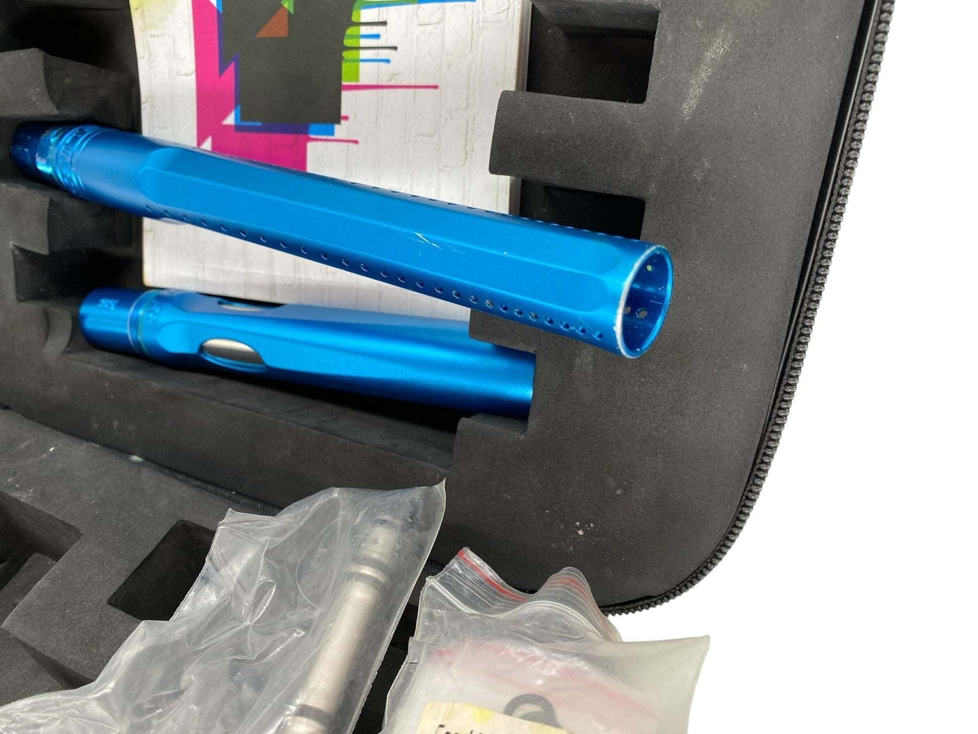 Used Planet Eclipse Lv1.5 Paintball Gun Blue/Orange Paintball Gun from CPXBrosPaintball Buy/Sell/Trade Paintball Markers, New Paintball Guns, Paintball Hoppers, Paintball Masks, and Hormesis Headbands