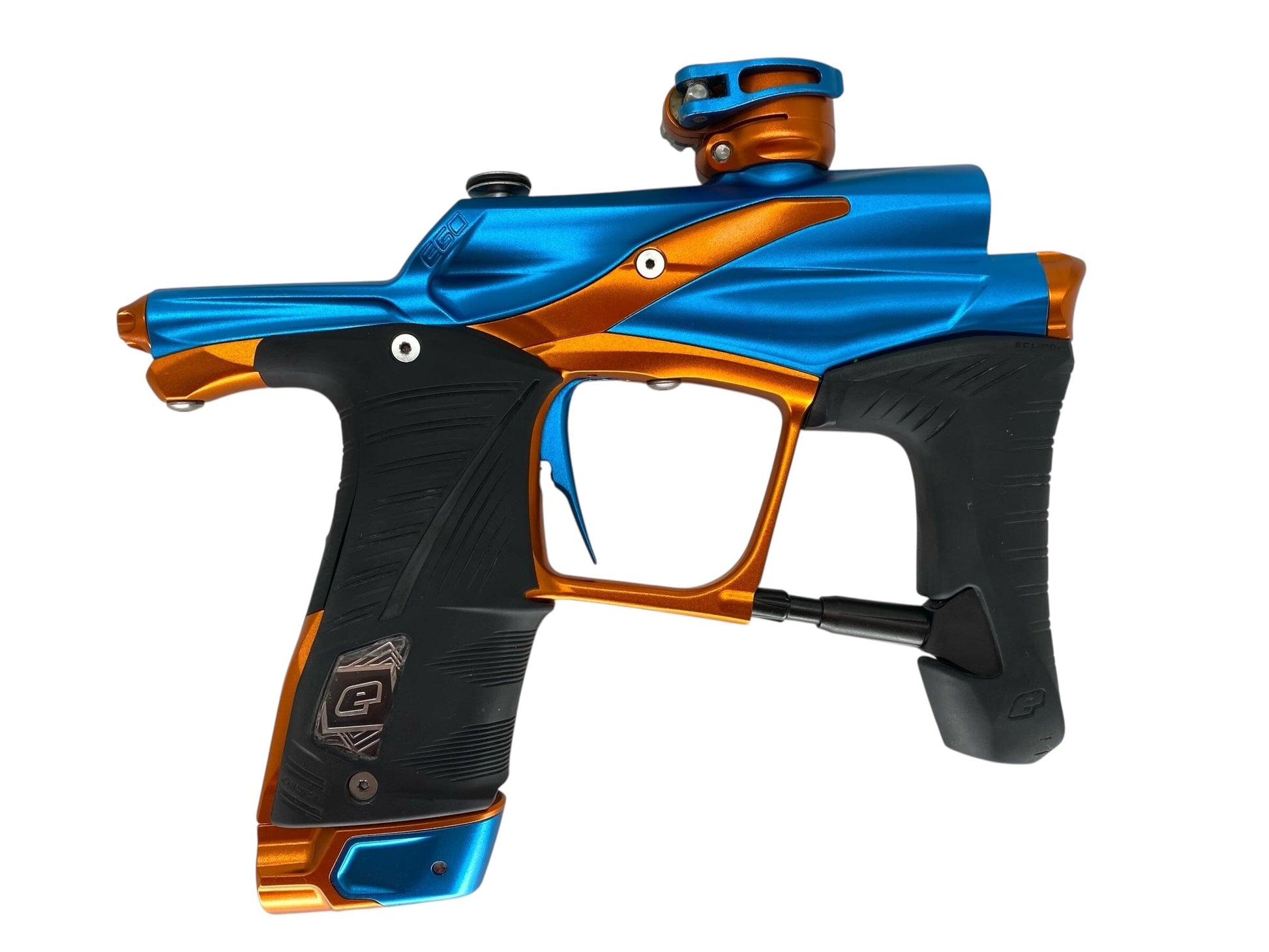 Used Planet Eclipse Lv1.5 Paintball Gun Blue/Orange Paintball Gun from CPXBrosPaintball Buy/Sell/Trade Paintball Markers, New Paintball Guns, Paintball Hoppers, Paintball Masks, and Hormesis Headbands