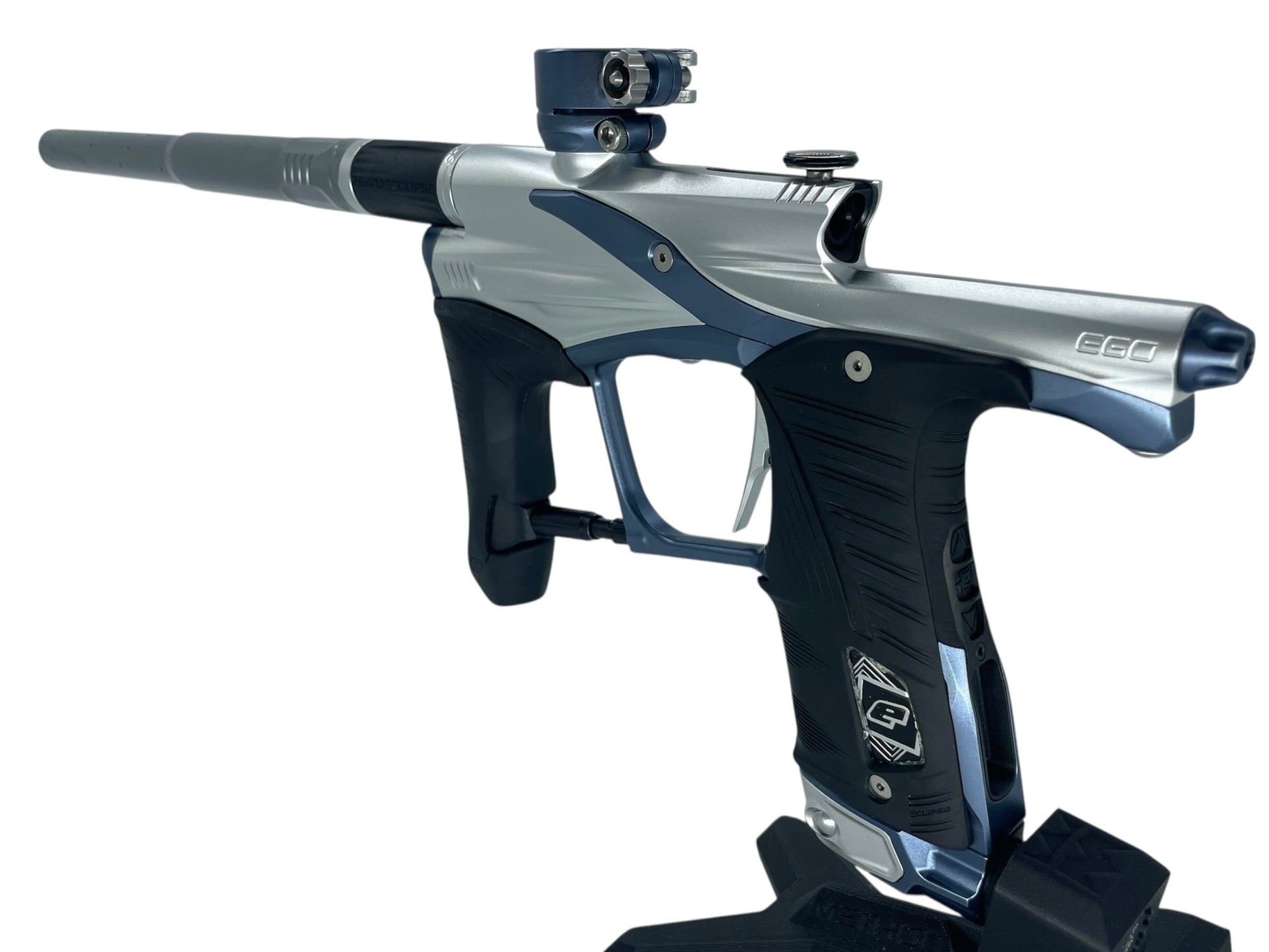 Used Planet Eclipse LV1.6 Paintball Gun Silver/Blue Paintball Gun from CPXBrosPaintball Buy/Sell/Trade Paintball Markers, New Paintball Guns, Paintball Hoppers, Paintball Masks, and Hormesis Headbands