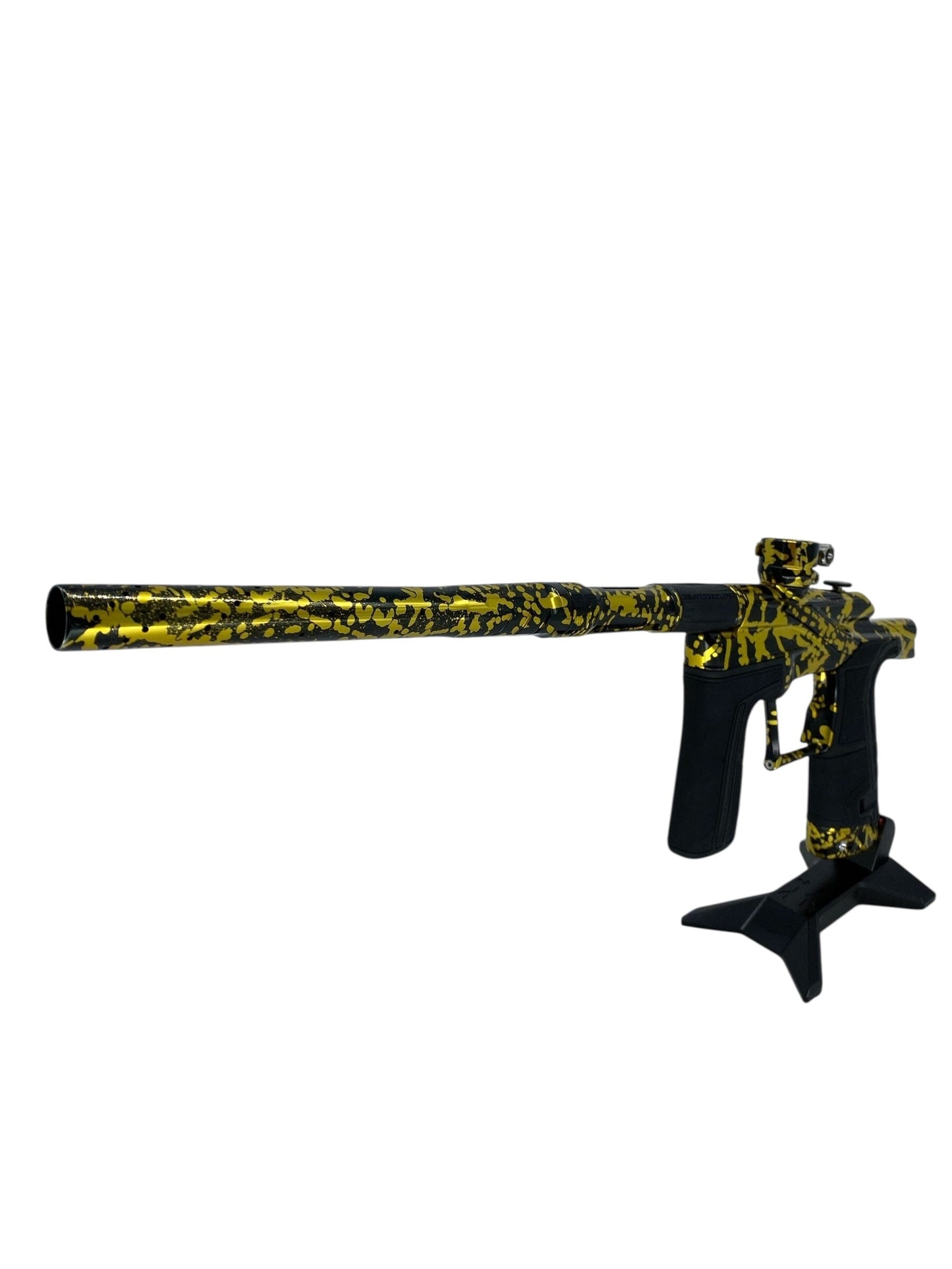 Used Planet Eclipse Lv2 Paintball Gun Black/Gold Splash Paintball Gun from CPXBrosPaintball Buy/Sell/Trade Paintball Markers, New Paintball Guns, Paintball Hoppers, Paintball Masks, and Hormesis Headbands