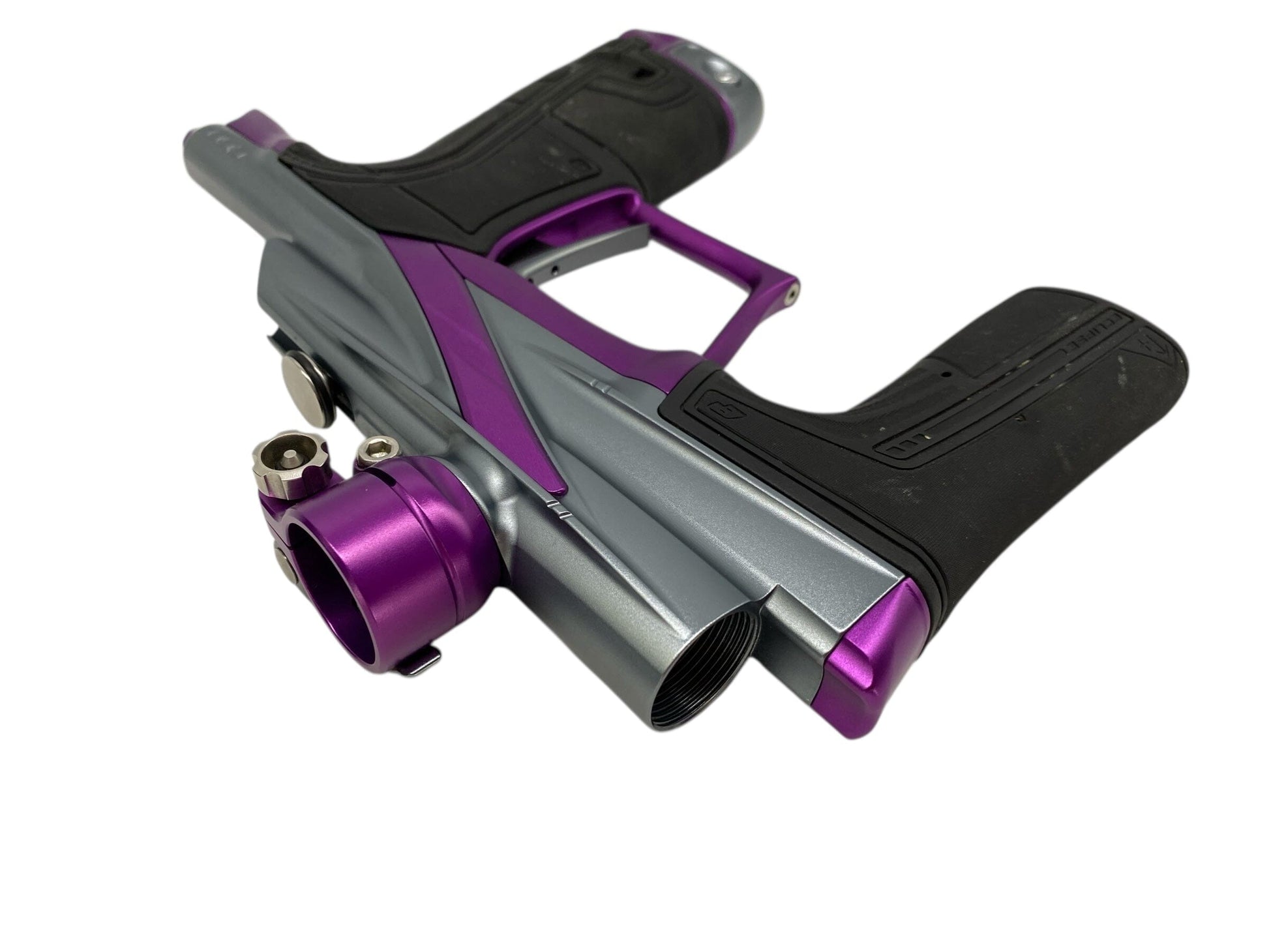 Used Planet Eclipse Lv2 Paintball Gun Grey/Purple Paintball Gun from CPXBrosPaintball Buy/Sell/Trade Paintball Markers, New Paintball Guns, Paintball Hoppers, Paintball Masks, and Hormesis Headbands