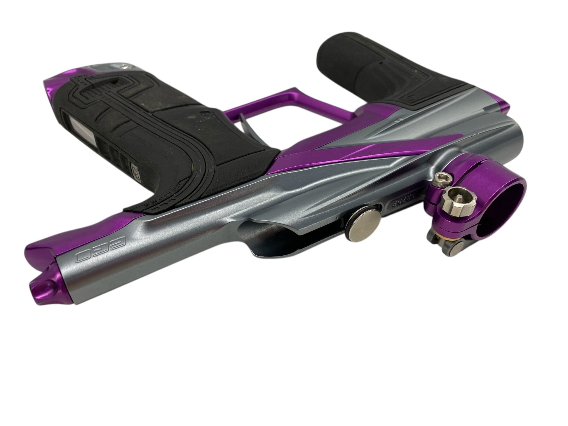 Used Planet Eclipse Lv2 Paintball Gun Grey/Purple Paintball Gun from CPXBrosPaintball Buy/Sell/Trade Paintball Markers, New Paintball Guns, Paintball Hoppers, Paintball Masks, and Hormesis Headbands