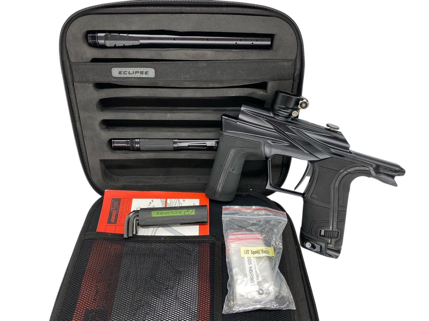 Used Planet Eclipse Lv2 Paintball Gun Midnight Paintball Gun from CPXBrosPaintball Buy/Sell/Trade Paintball Markers, New Paintball Guns, Paintball Hoppers, Paintball Masks, and Hormesis Headbands