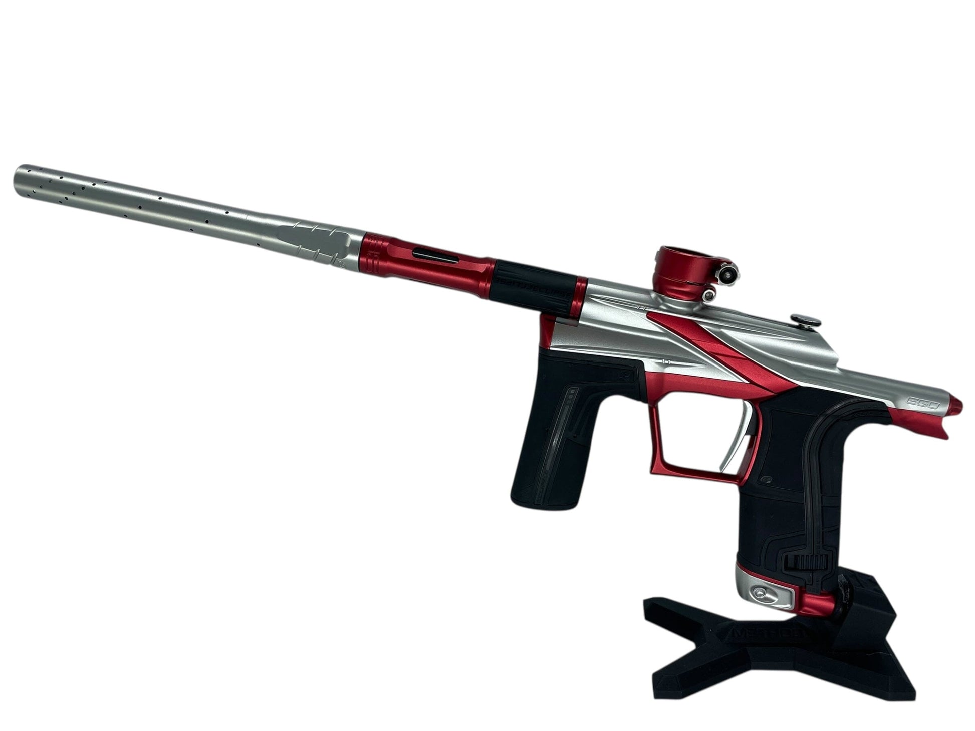 Used Planet Eclipse LV2 Paintball Gun Silver/Red Paintball Gun from CPXBrosPaintball Buy/Sell/Trade Paintball Markers, New Paintball Guns, Paintball Hoppers, Paintball Masks, and Hormesis Headbands