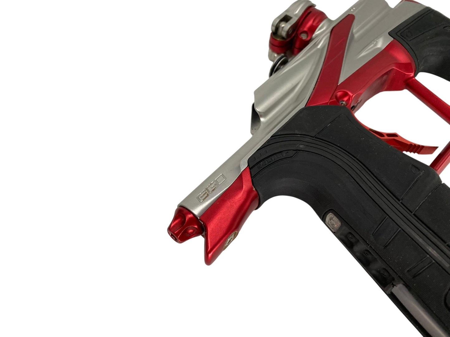 Used Planet Eclipse LV2 Silver/Red Paintball Gun Paintball Gun from CPXBrosPaintball Buy/Sell/Trade Paintball Markers, New Paintball Guns, Paintball Hoppers, Paintball Masks, and Hormesis Headbands