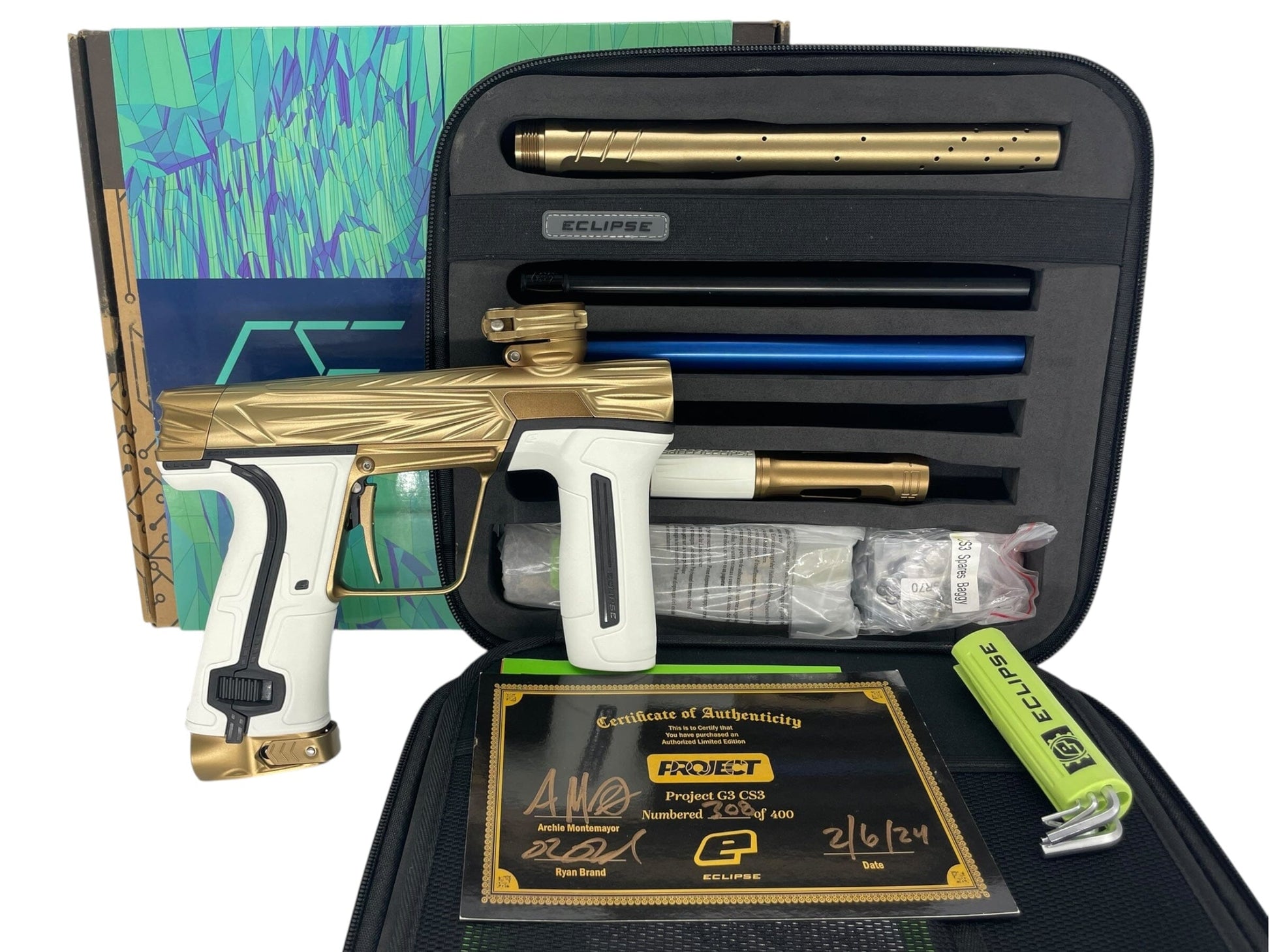 Used Planet Eclipse Project G3 CS3 Paintball Gun Bronze Paintball Gun from CPXBrosPaintball Buy/Sell/Trade Paintball Markers, New Paintball Guns, Paintball Hoppers, Paintball Masks, and Hormesis Headbands