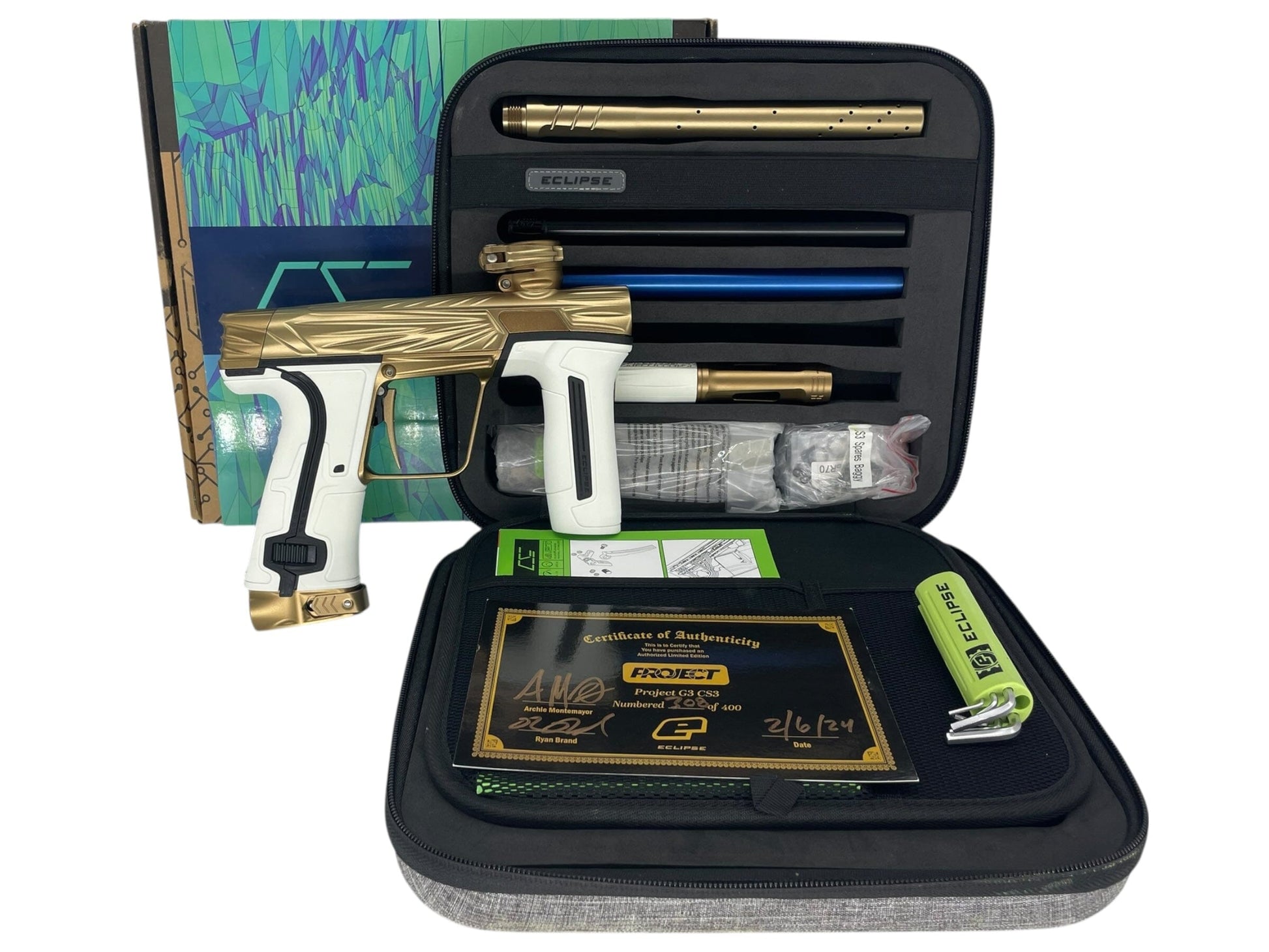 Used Planet Eclipse Project G3 CS3 Paintball Gun Bronze Paintball Gun from CPXBrosPaintball Buy/Sell/Trade Paintball Markers, New Paintball Guns, Paintball Hoppers, Paintball Masks, and Hormesis Headbands