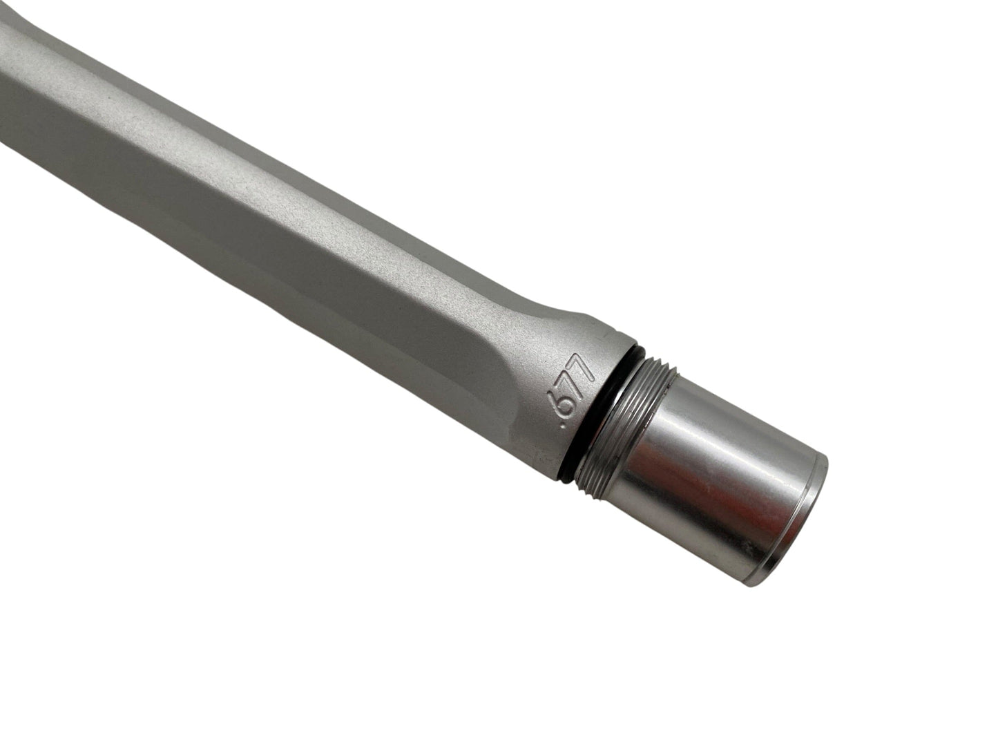 Used Planet Eclipse Shaft 5 Barrel Back - .677 : Dust Silver Paintball Gun from CPXBrosPaintball Buy/Sell/Trade Paintball Markers, New Paintball Guns, Paintball Hoppers, Paintball Masks, and Hormesis Headbands