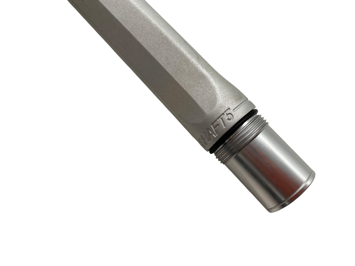 Used Planet Eclipse Shaft 5 Barrel Back - .681 : Dust Silver Paintball Gun from CPXBrosPaintball Buy/Sell/Trade Paintball Markers, New Paintball Guns, Paintball Hoppers, Paintball Masks, and Hormesis Headbands