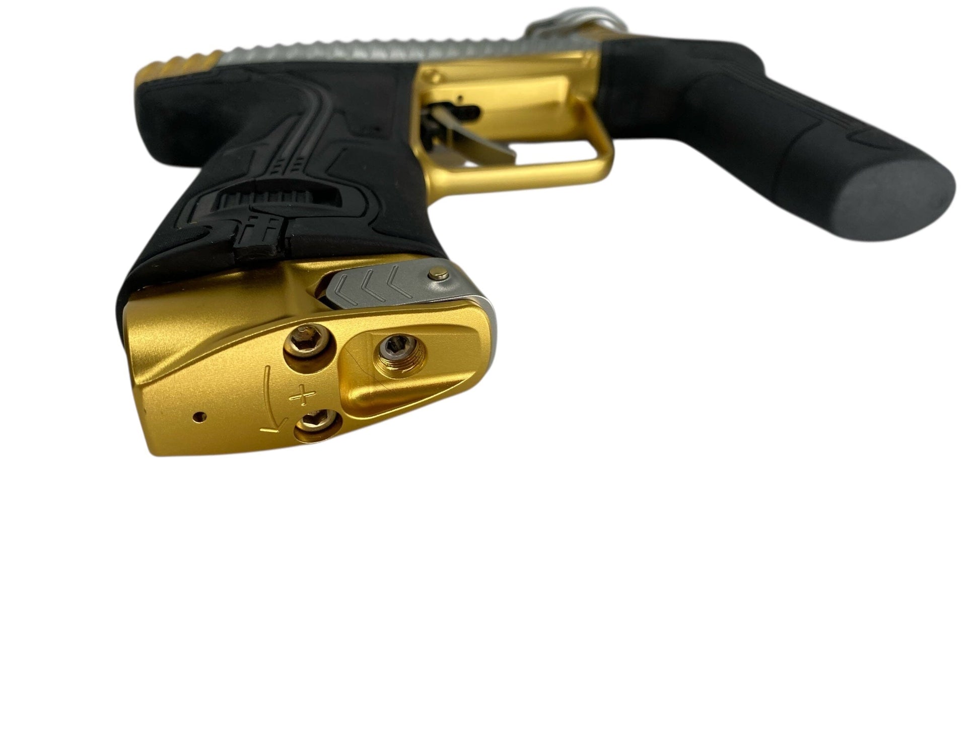 Used Planet Eclipse TWISTER Cs3 Paintball Gun Grey/Gold Paintball Gun from CPXBrosPaintball Buy/Sell/Trade Paintball Markers, New Paintball Guns, Paintball Hoppers, Paintball Masks, and Hormesis Headbands