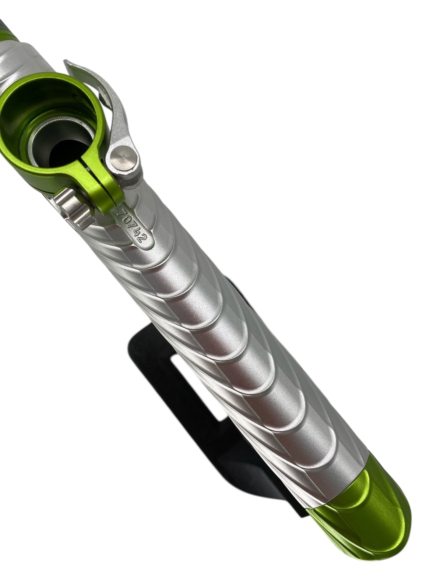 Used Planet Eclipse Twister Geo R5 Paintball Gun Silver/Green Paintball Gun from CPXBrosPaintball Buy/Sell/Trade Paintball Markers, New Paintball Guns, Paintball Hoppers, Paintball Masks, and Hormesis Headbands