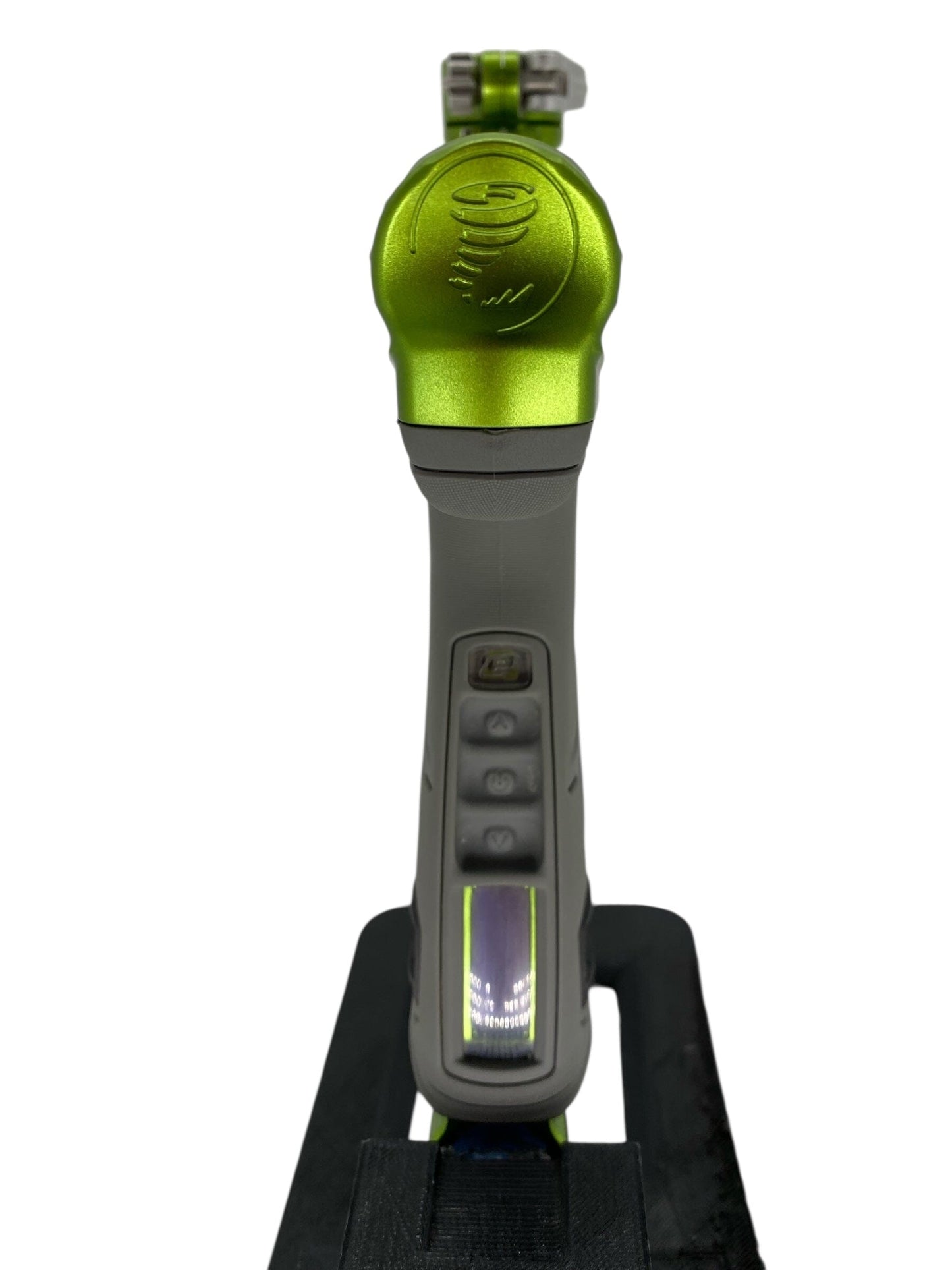 Used Planet Eclipse Twister Geo R5 Paintball Gun Silver/Green Paintball Gun from CPXBrosPaintball Buy/Sell/Trade Paintball Markers, New Paintball Guns, Paintball Hoppers, Paintball Masks, and Hormesis Headbands
