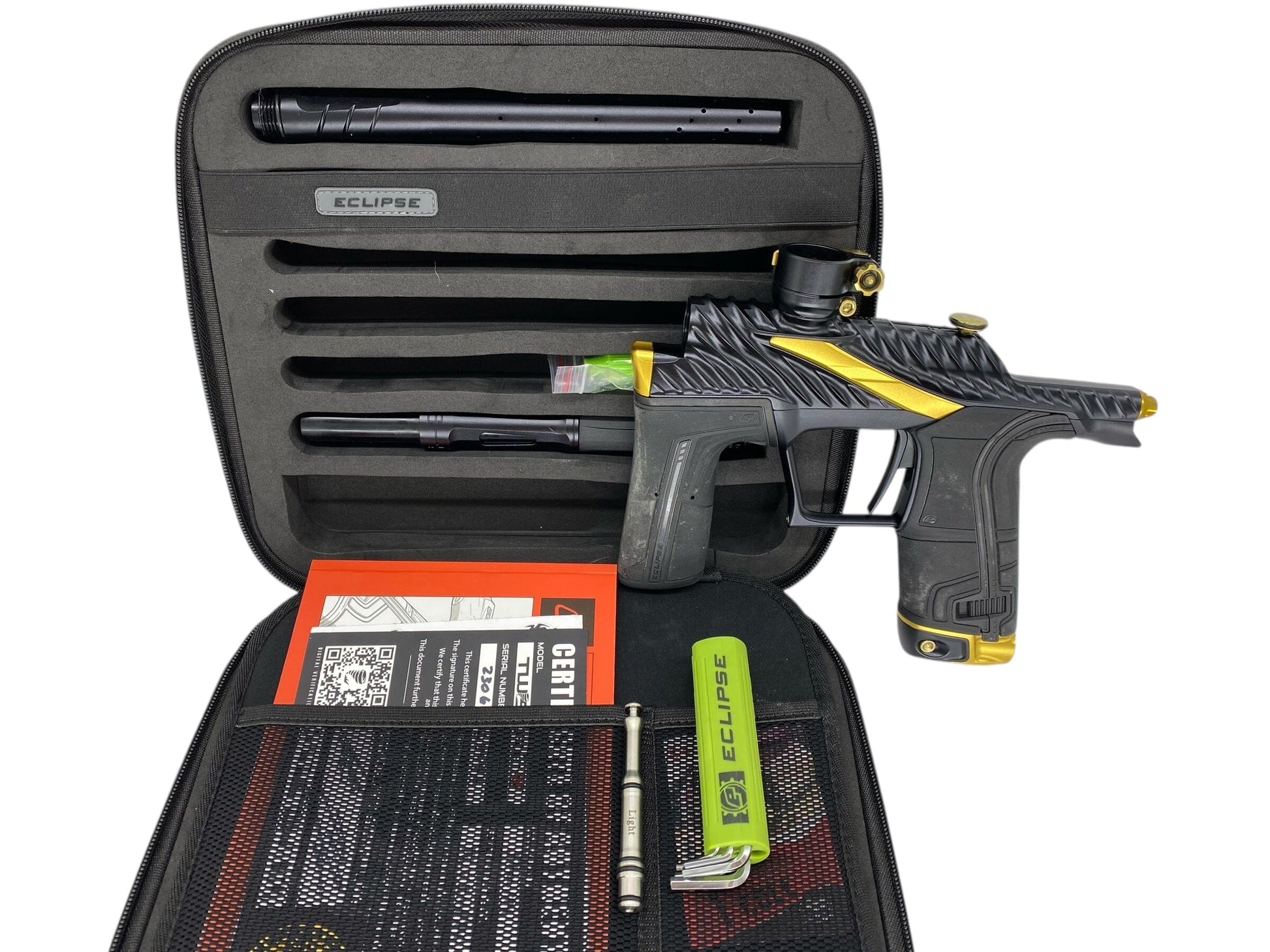 Used Planet Eclipse Twister Lv2 Paintball Gun Black/Gold Paintball Gun from CPXBrosPaintball Buy/Sell/Trade Paintball Markers, New Paintball Guns, Paintball Hoppers, Paintball Masks, and Hormesis Headbands