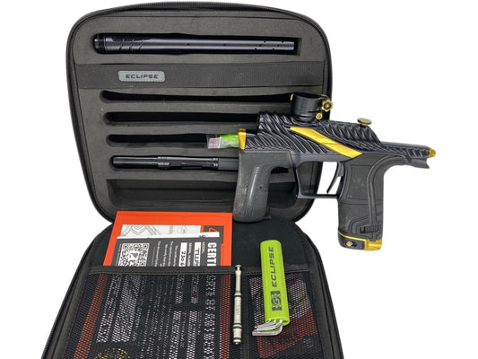 Used Planet Eclipse Twister Lv2 Paintball Gun Black/Gold Paintball Gun from CPXBrosPaintball Buy/Sell/Trade Paintball Markers, New Paintball Guns, Paintball Hoppers, Paintball Masks, and Hormesis Headbands