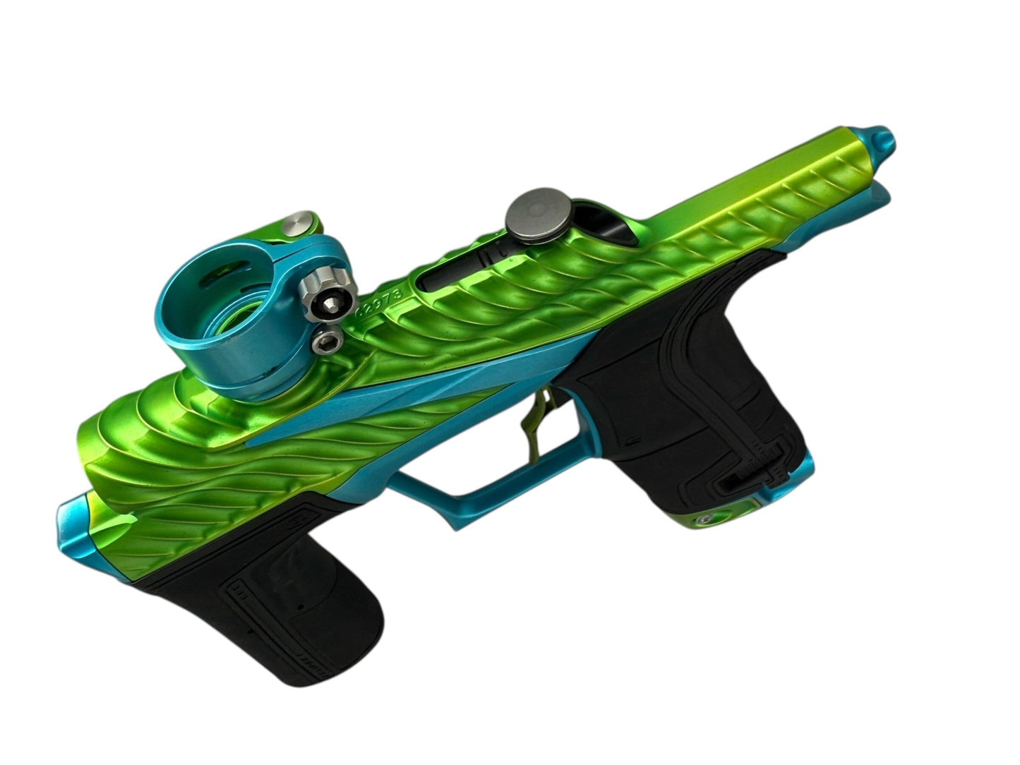 Used Planet Eclipse Twister Lv2 Paintball Gun Green/Teal Paintball Gun from CPXBrosPaintball Buy/Sell/Trade Paintball Markers, New Paintball Guns, Paintball Hoppers, Paintball Masks, and Hormesis Headbands