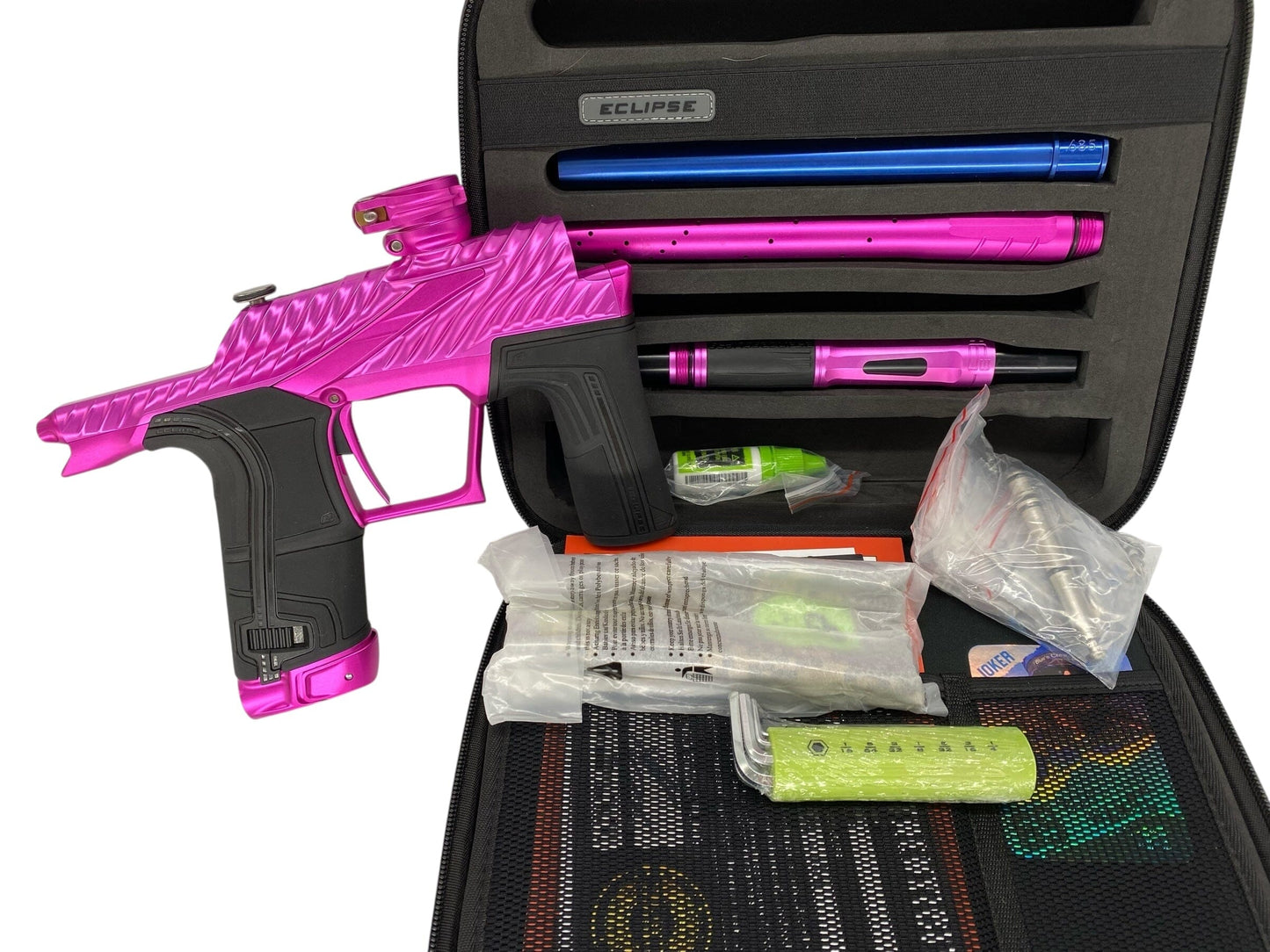 Used Planet Eclipse Twister Lv2 Paintball Gun Pink/Pink Paintball Gun from CPXBrosPaintball Buy/Sell/Trade Paintball Markers, New Paintball Guns, Paintball Hoppers, Paintball Masks, and Hormesis Headbands