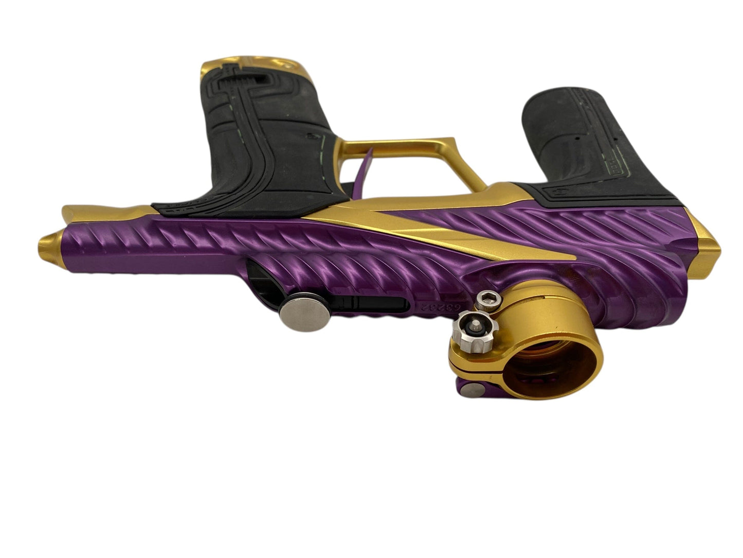 Used Planet Eclipse Twister Lv2 Paintball Gun Purple/Gold Paintball Gun from CPXBrosPaintball Buy/Sell/Trade Paintball Markers, New Paintball Guns, Paintball Hoppers, Paintball Masks, and Hormesis Headbands