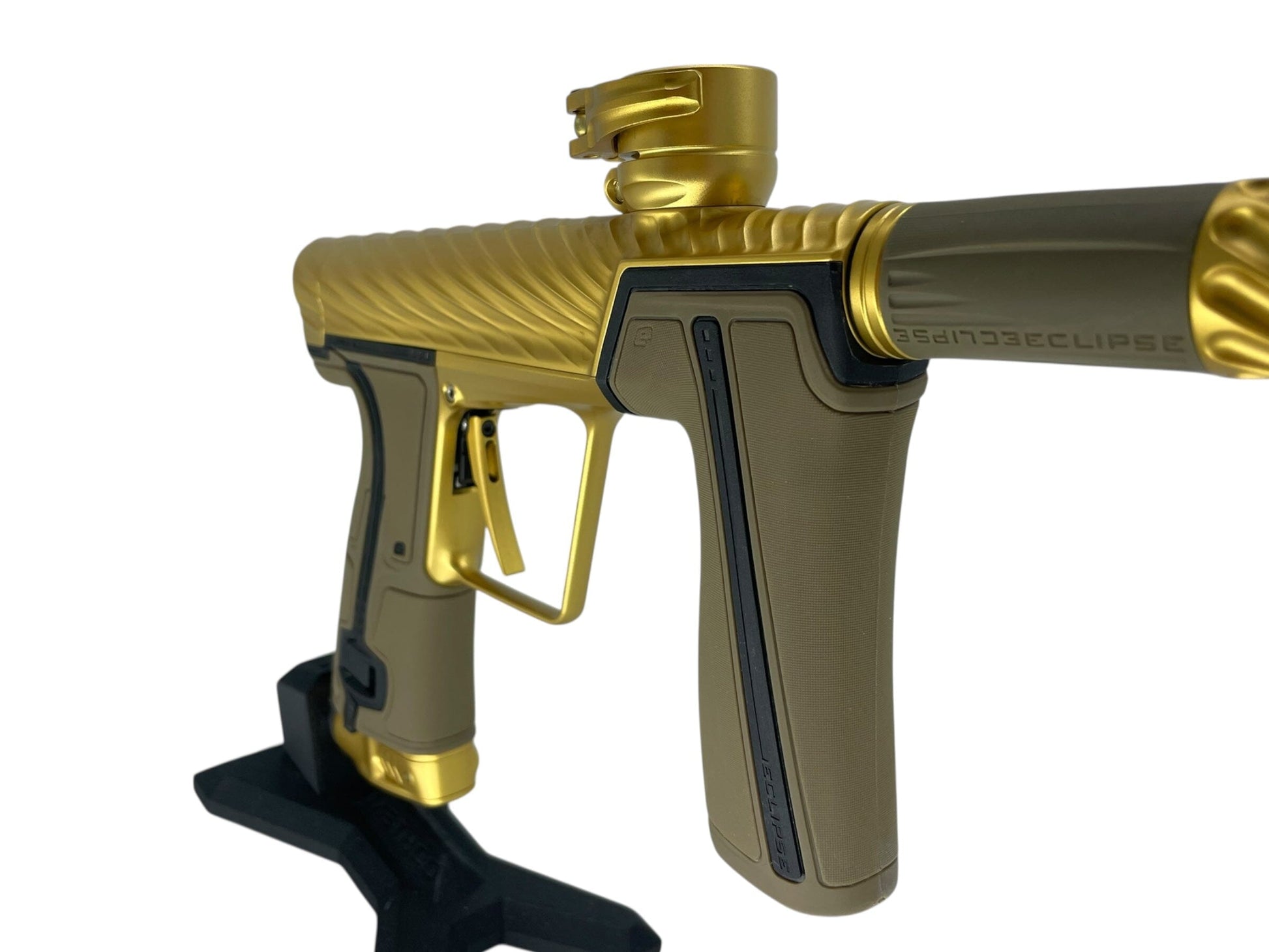 Used Planet Eclipse Twister R5 Paintball Gun Gold Paintball Gun from CPXBrosPaintball Buy/Sell/Trade Paintball Markers, New Paintball Guns, Paintball Hoppers, Paintball Masks, and Hormesis Headbands