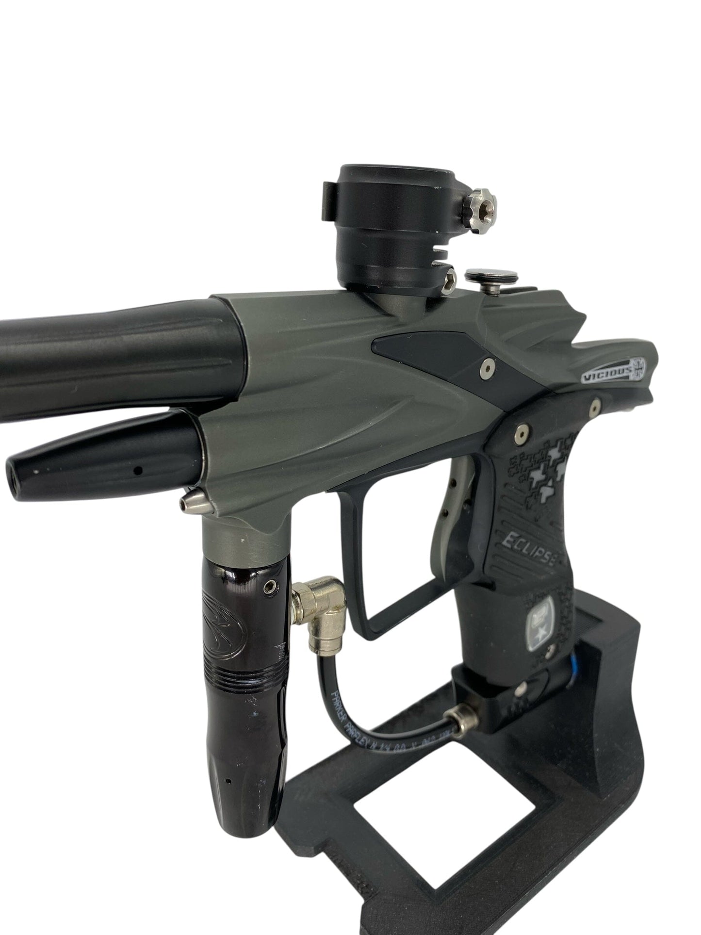 Used Planet Eclipse Vicious Ego 10 Paintball Gun Grey/Black Paintball Gun from CPXBrosPaintball Buy/Sell/Trade Paintball Markers, New Paintball Guns, Paintball Hoppers, Paintball Masks, and Hormesis Headbands
