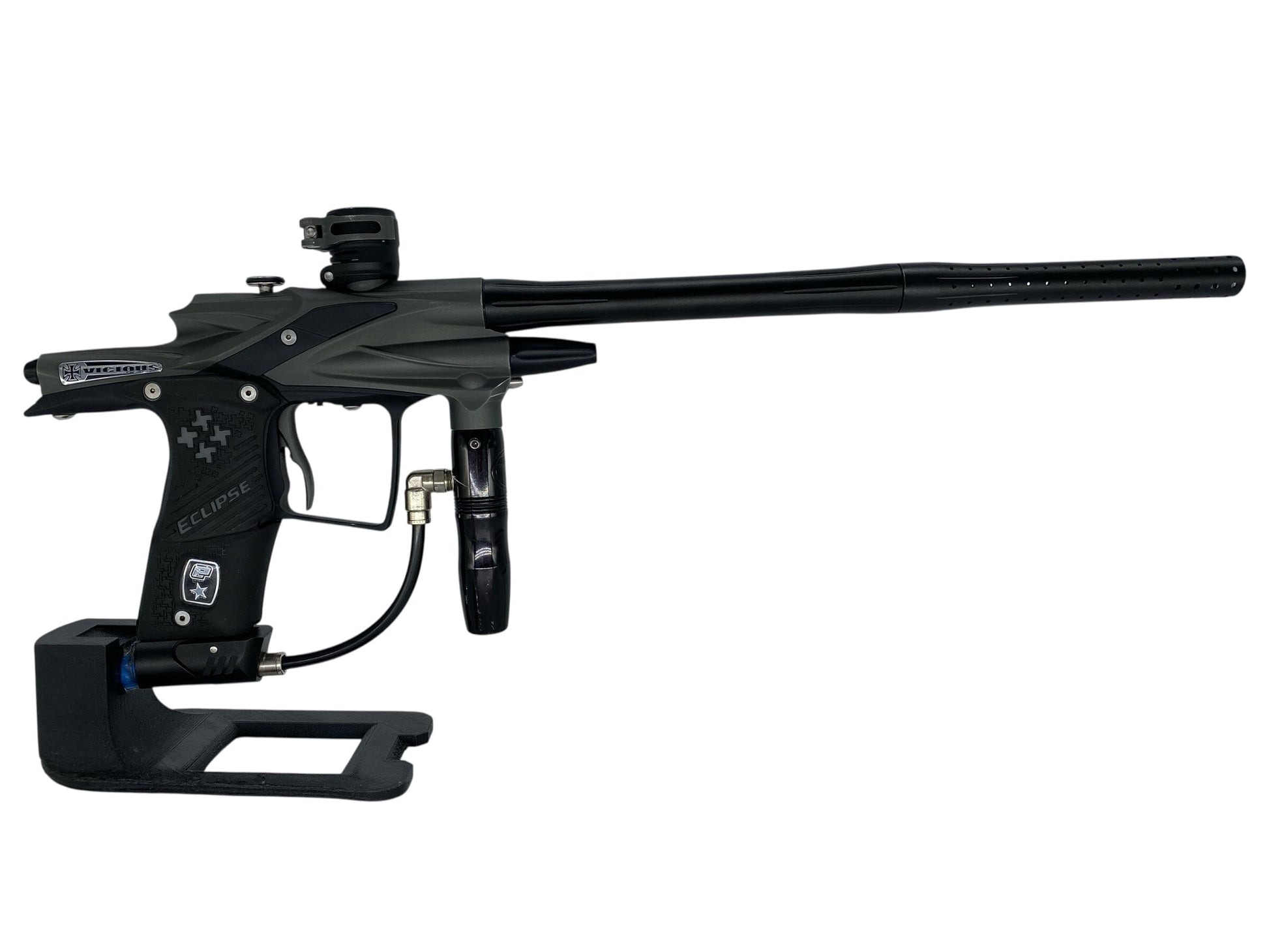 Used Planet Eclipse Vicious Ego 10 Paintball Gun Grey/Black Paintball Gun from CPXBrosPaintball Buy/Sell/Trade Paintball Markers, New Paintball Guns, Paintball Hoppers, Paintball Masks, and Hormesis Headbands