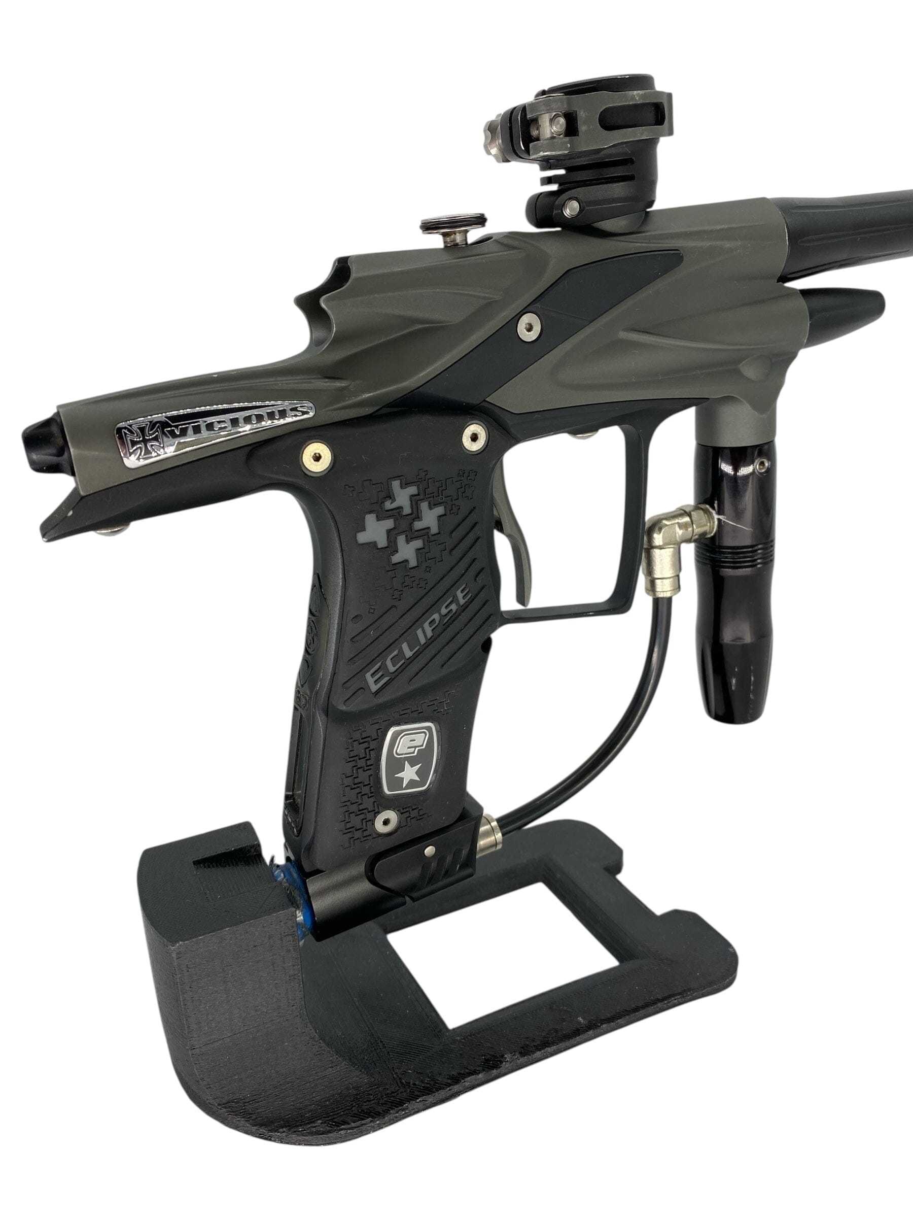 Used Planet Eclipse Vicious Ego 10 Paintball Gun Grey/Black Paintball Gun from CPXBrosPaintball Buy/Sell/Trade Paintball Markers, New Paintball Guns, Paintball Hoppers, Paintball Masks, and Hormesis Headbands