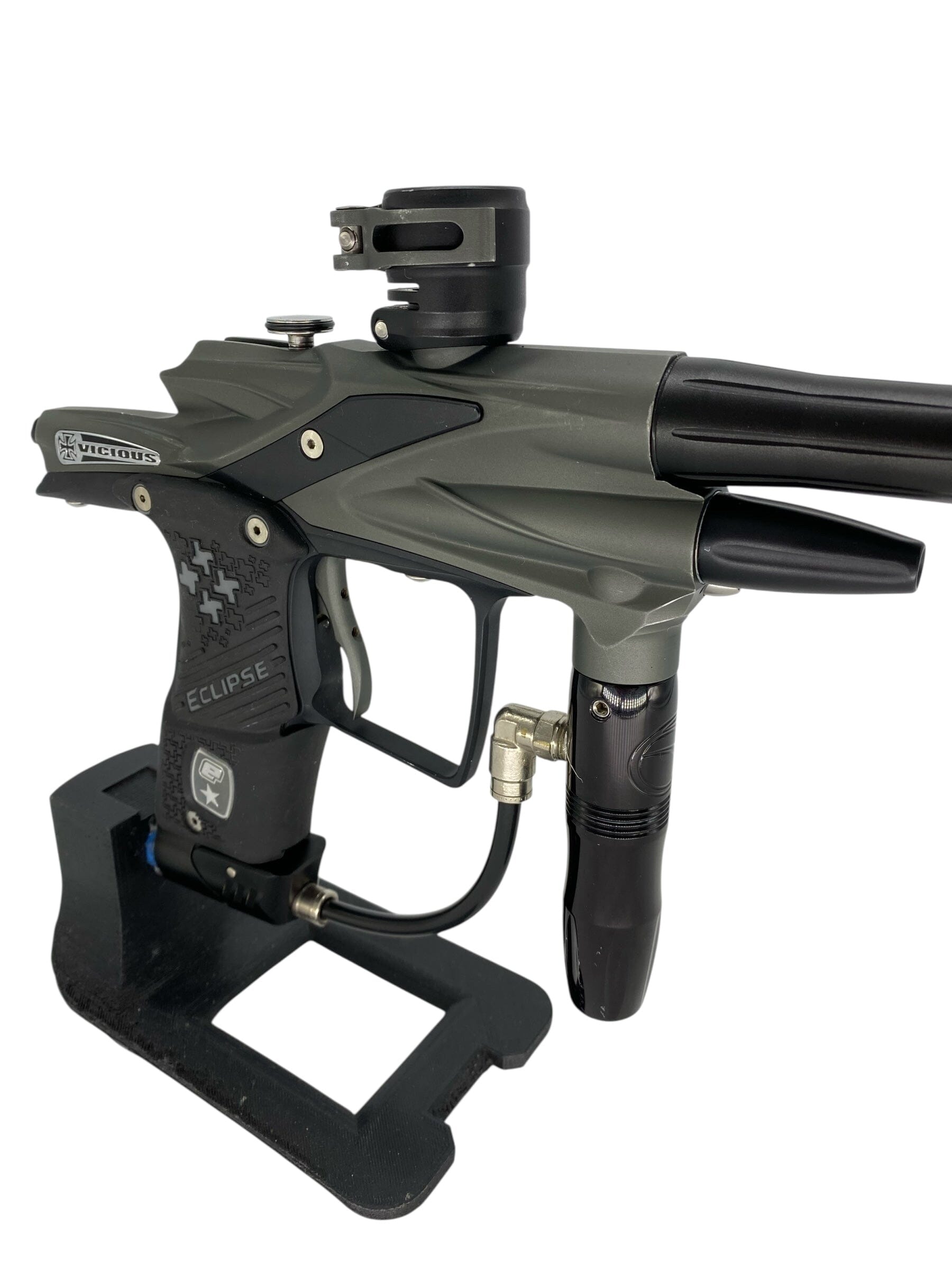 Used Planet Eclipse Vicious Ego 10 Paintball Gun Grey/Black Paintball Gun from CPXBrosPaintball Buy/Sell/Trade Paintball Markers, New Paintball Guns, Paintball Hoppers, Paintball Masks, and Hormesis Headbands