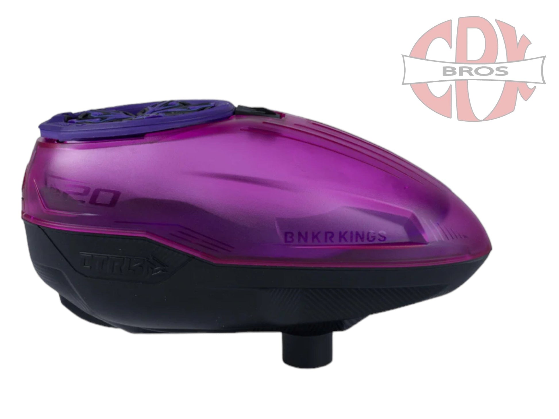 Used Pre-Order Bunkerkings CTRL2 Loader - Crystal Purple Black Paintball Gun from CPXBrosPaintball Buy/Sell/Trade Paintball Markers, New Paintball Guns, Paintball Hoppers, Paintball Masks, and Hormesis Headbands