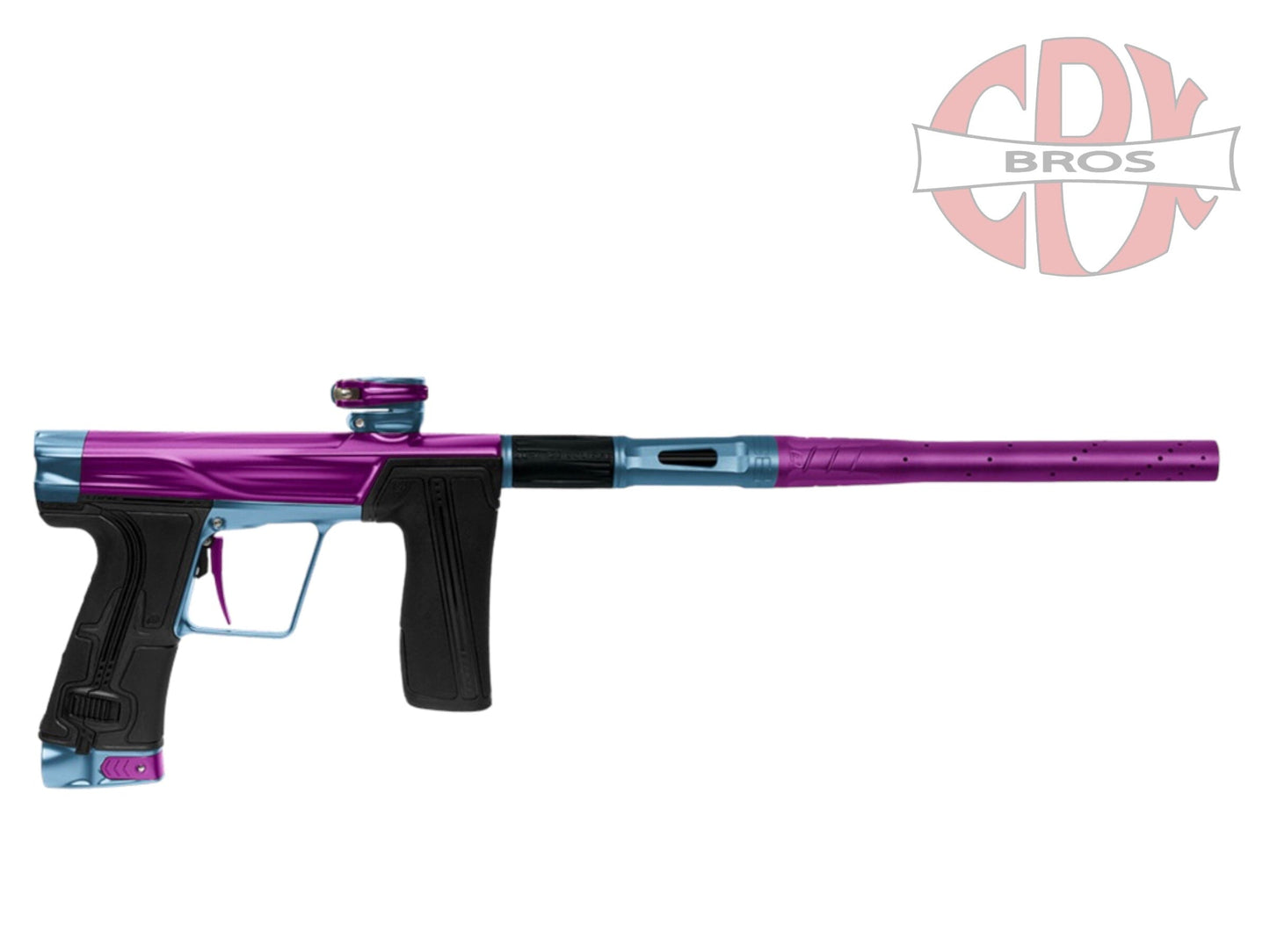 Used (PRE-ORDER) Planet Eclipse Geo R5 Paintball Gun - Purple/Electric Blue Paintball Gun from CPXBrosPaintball Buy/Sell/Trade Paintball Markers, New Paintball Guns, Paintball Hoppers, Paintball Masks, and Hormesis Headbands