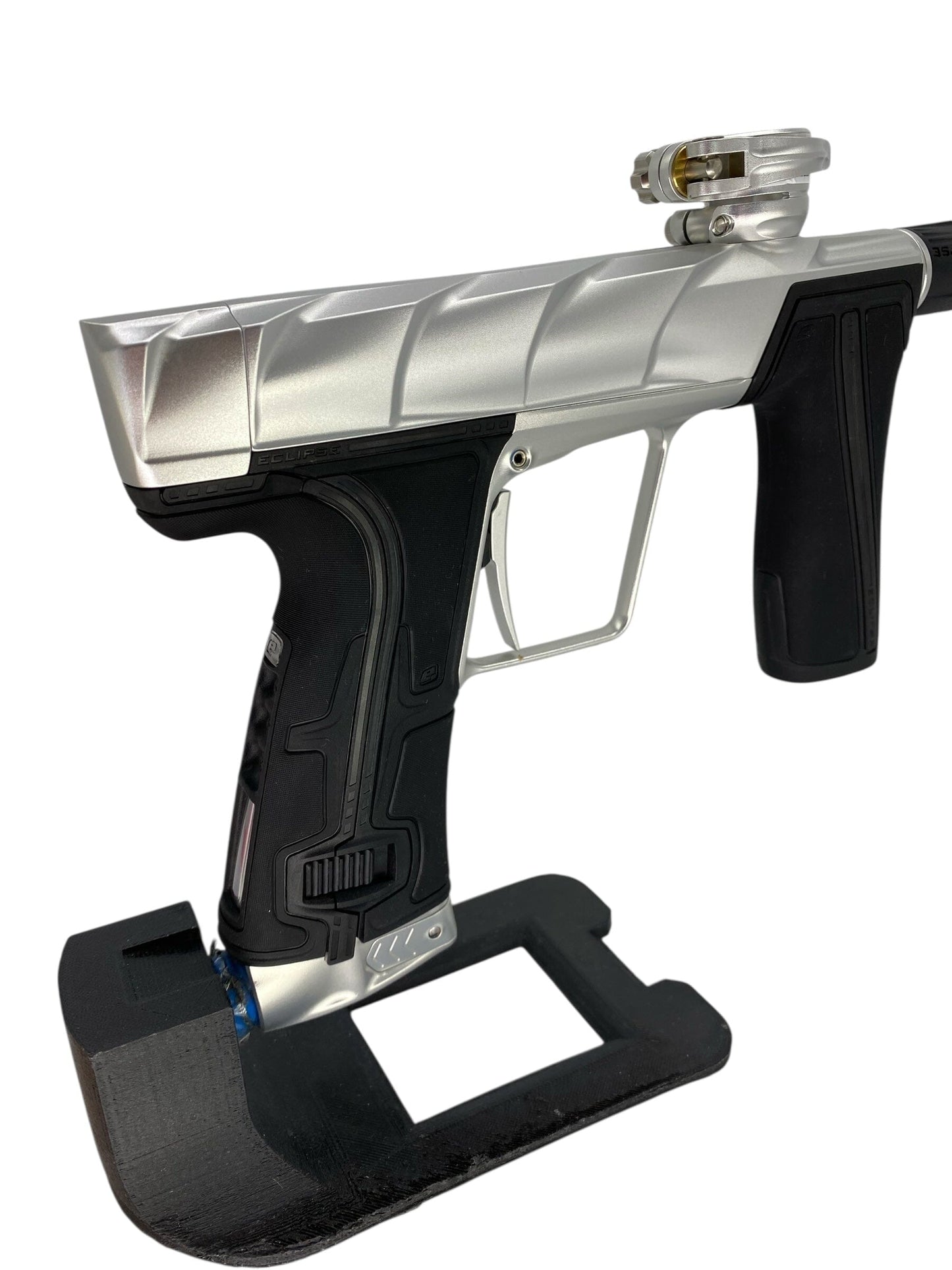 Used Project Geo R5 Scales Paintball Gun Silver Paintball Gun from CPXBrosPaintball Buy/Sell/Trade Paintball Markers, New Paintball Guns, Paintball Hoppers, Paintball Masks, and Hormesis Headbands