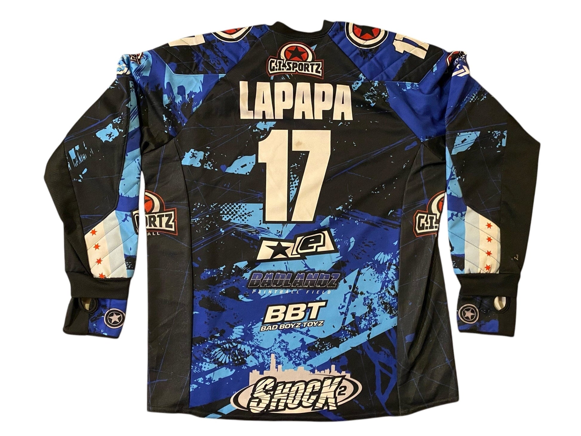 Used SHOCK Paintball Jersey- size MEDIUM Cody LaPapa Paintball Gun from CPXBrosPaintball Buy/Sell/Trade Paintball Markers, New Paintball Guns, Paintball Hoppers, Paintball Masks, and Hormesis Headbands